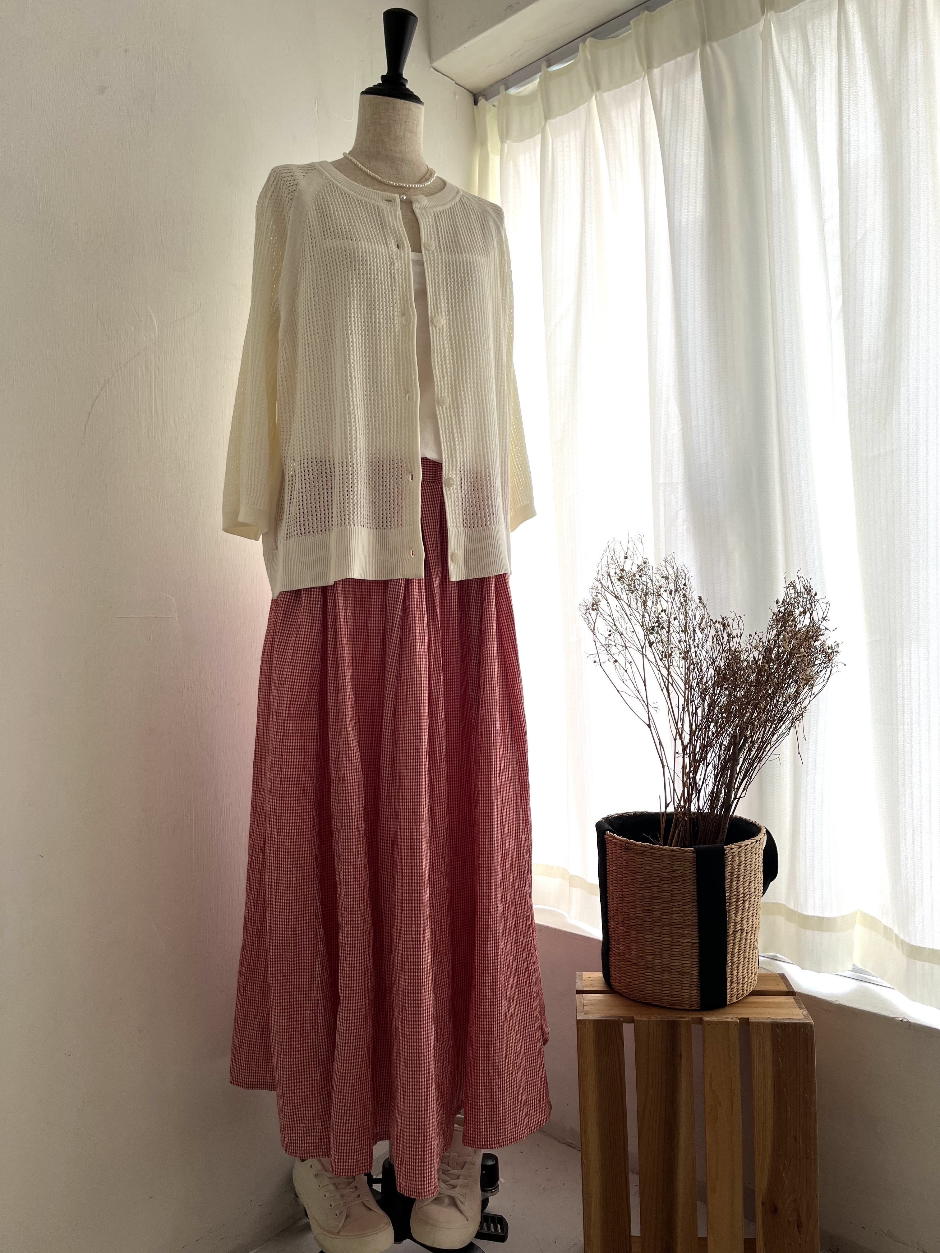 LILASIC米白色針織外套