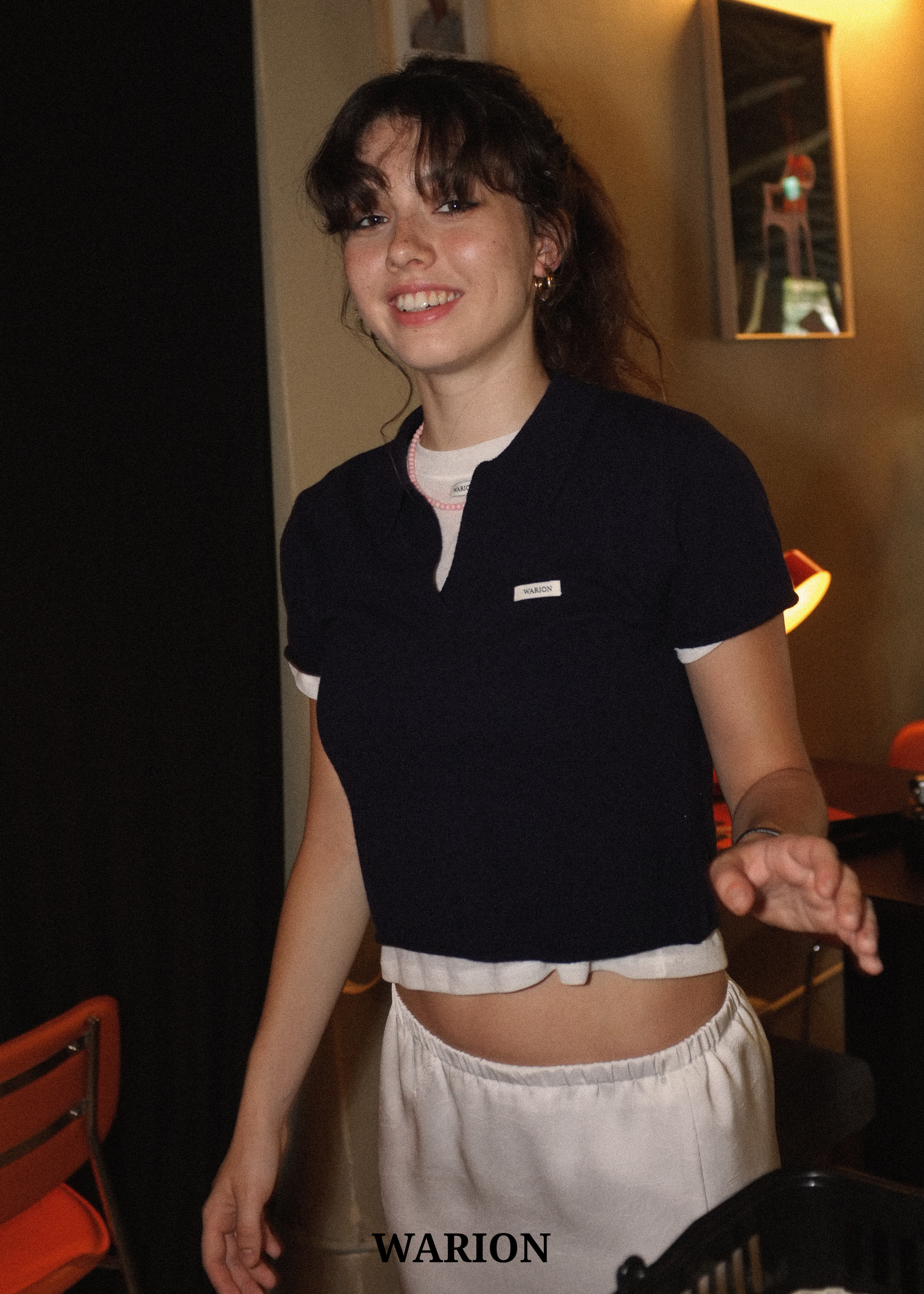 Lindsay Polo Tee - Blue