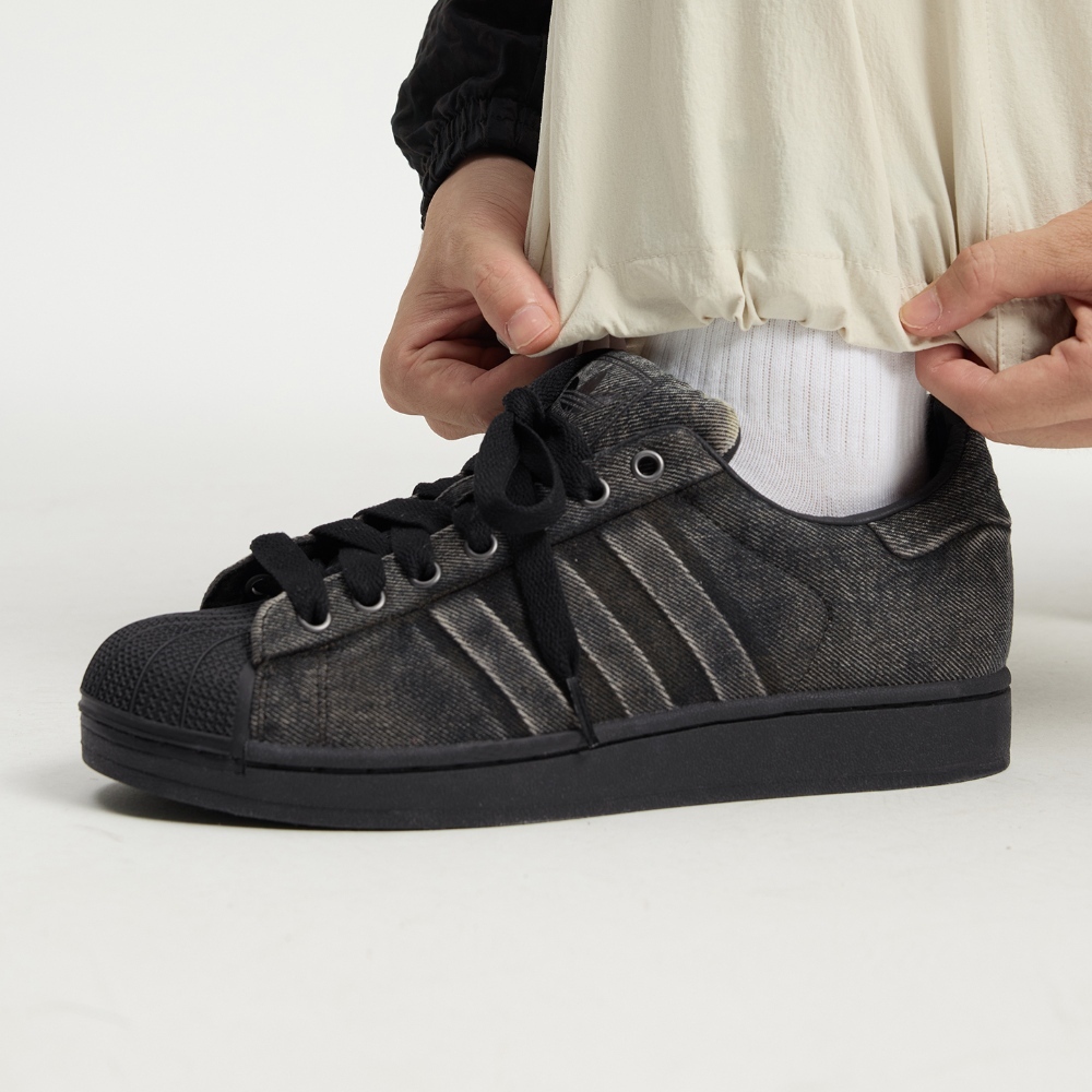 【官網限定】ADIDAS SUPERSTAR II PREM 牛仔布 貝殼鞋 男鞋 JQ3240 IV