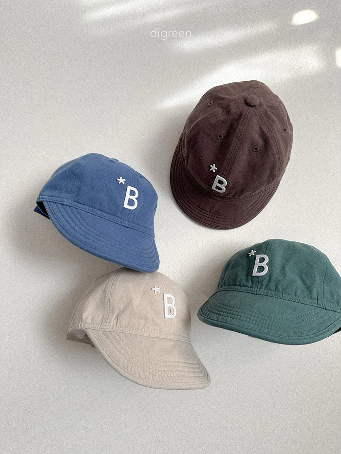 正韓夏Digreenkids 四色刺繡字母棒球帽