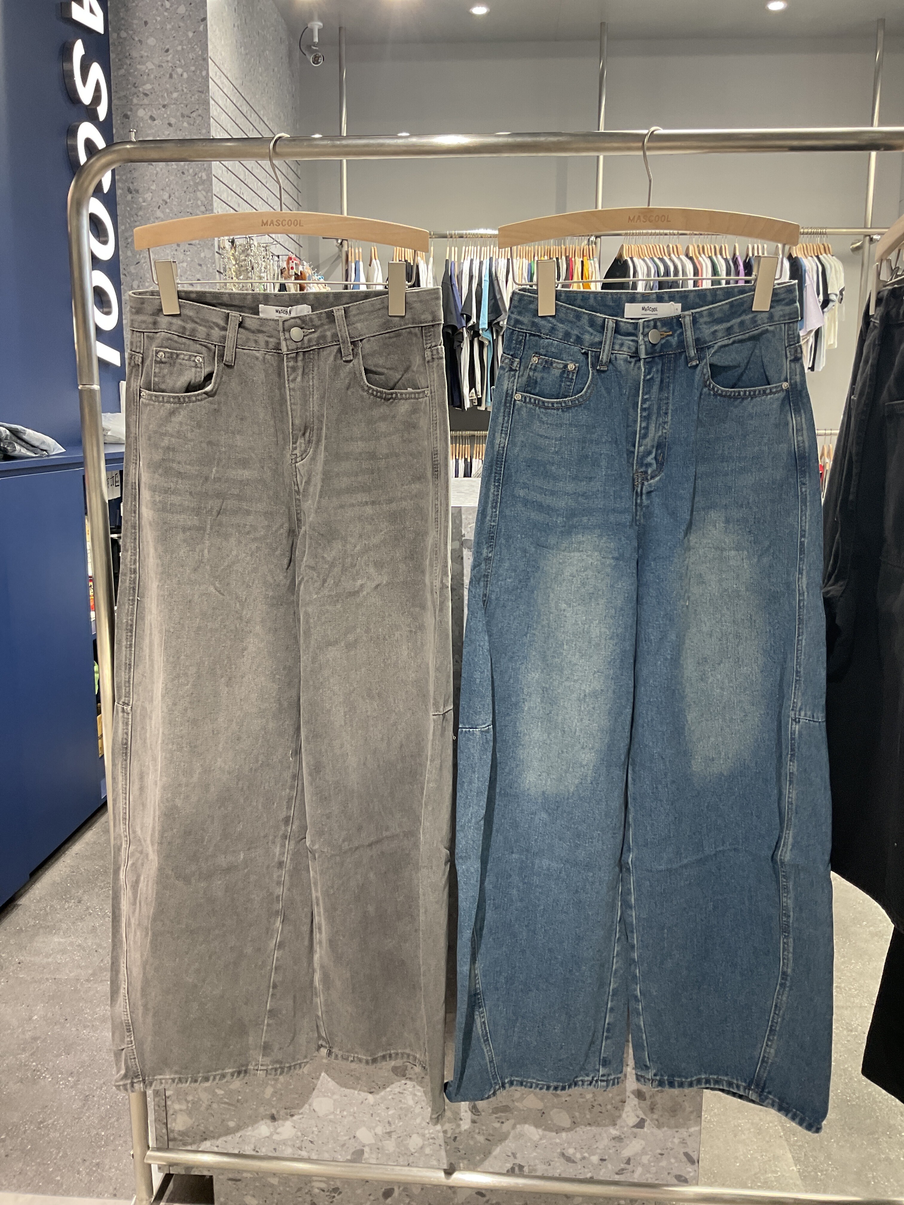 9215 女款彎刀牛仔褲