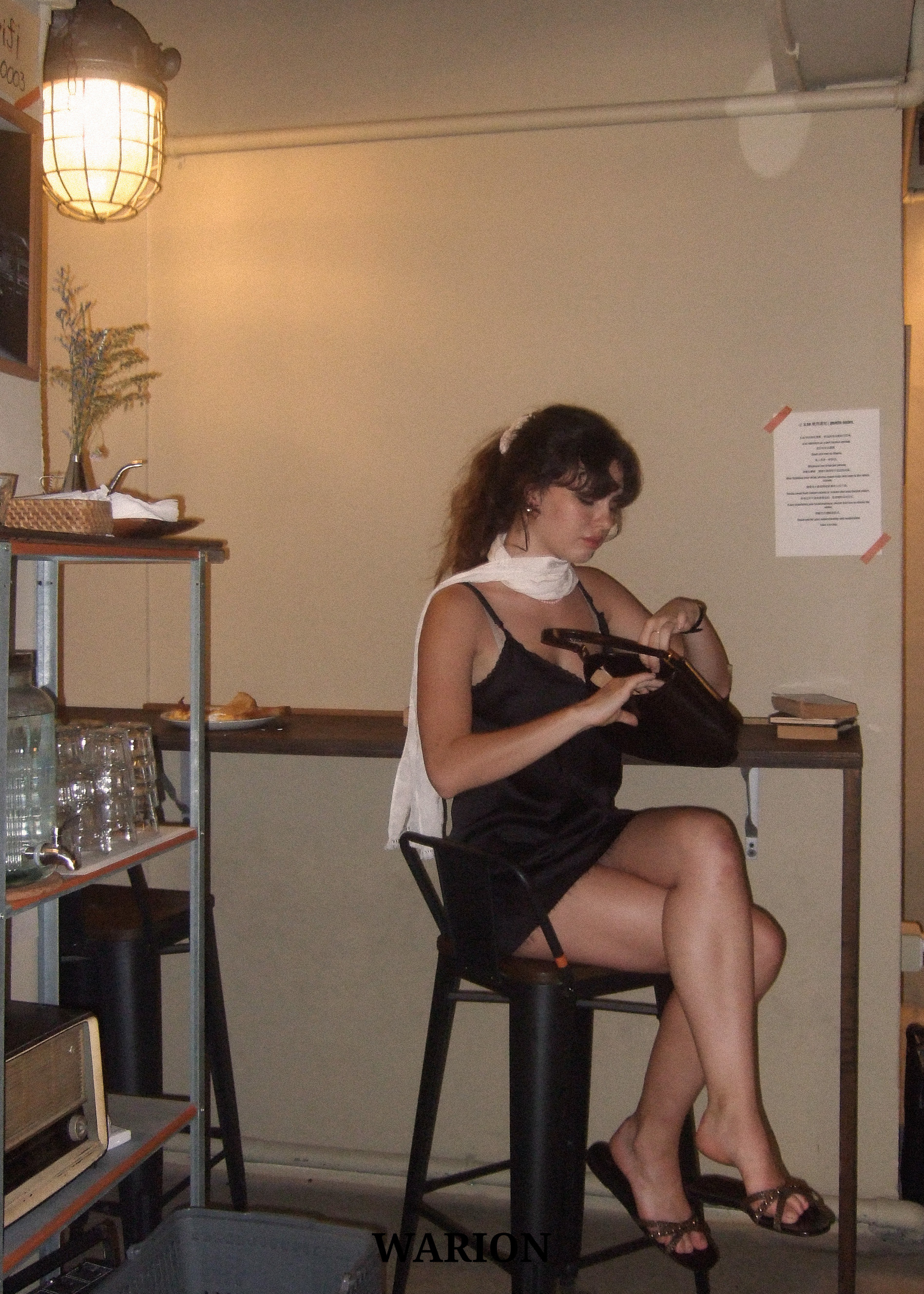 Angelina Slip Skirt - Black