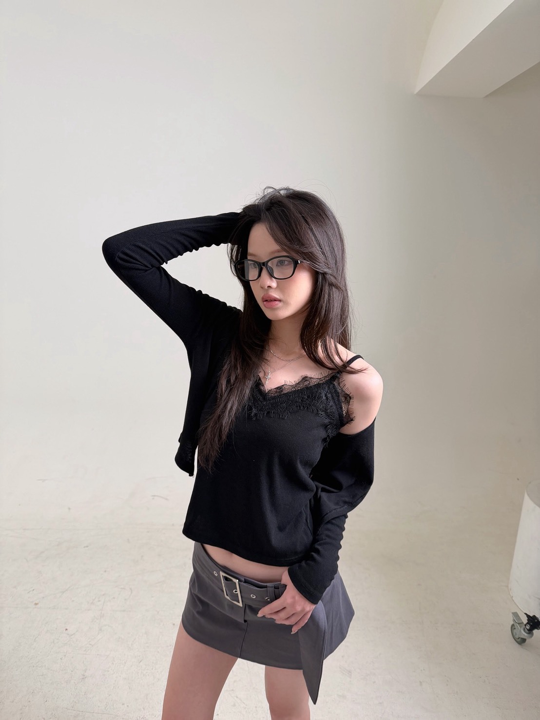 A27 黑塞girl 蕾絲set