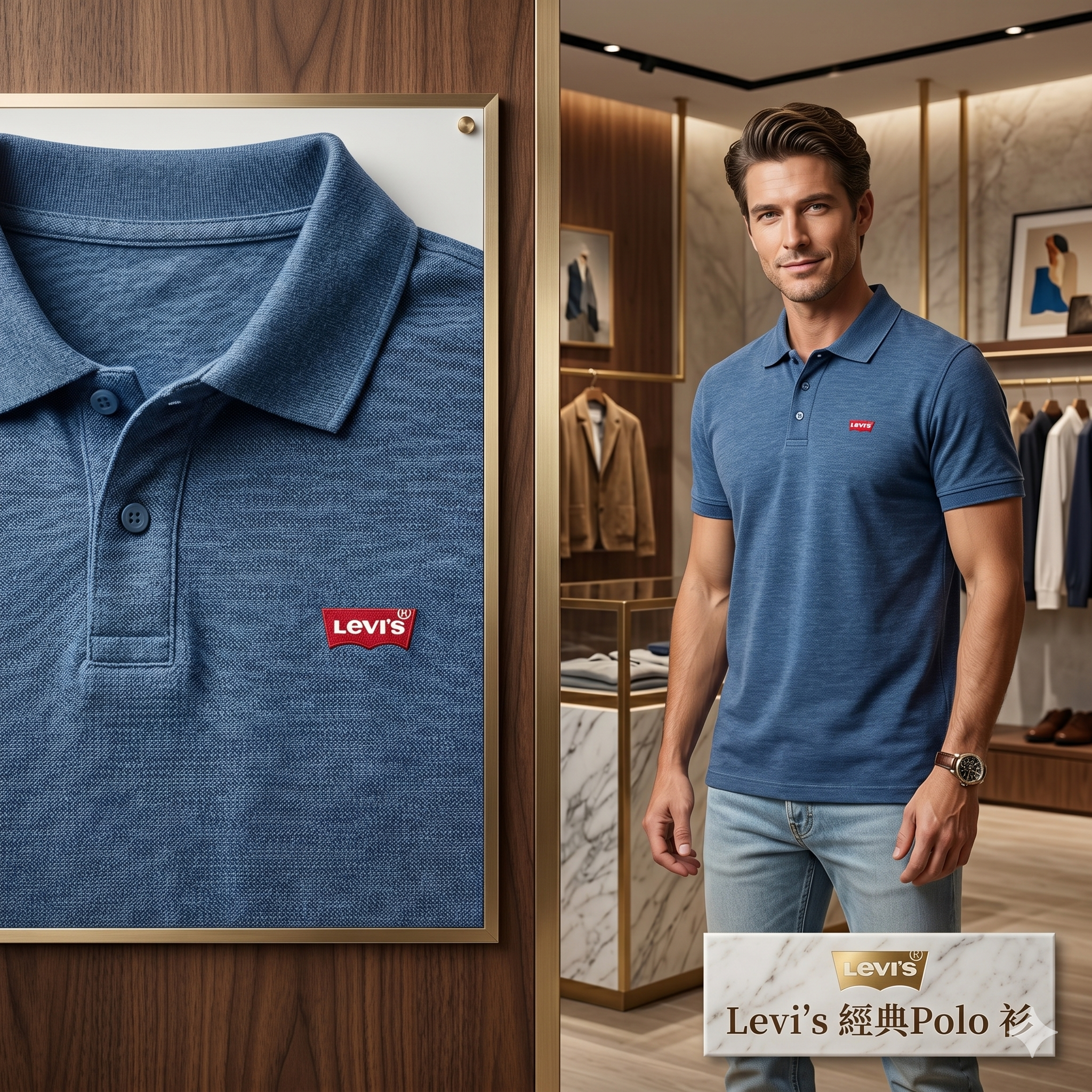 【預購】H041561 Levi's 經典Polo 衫