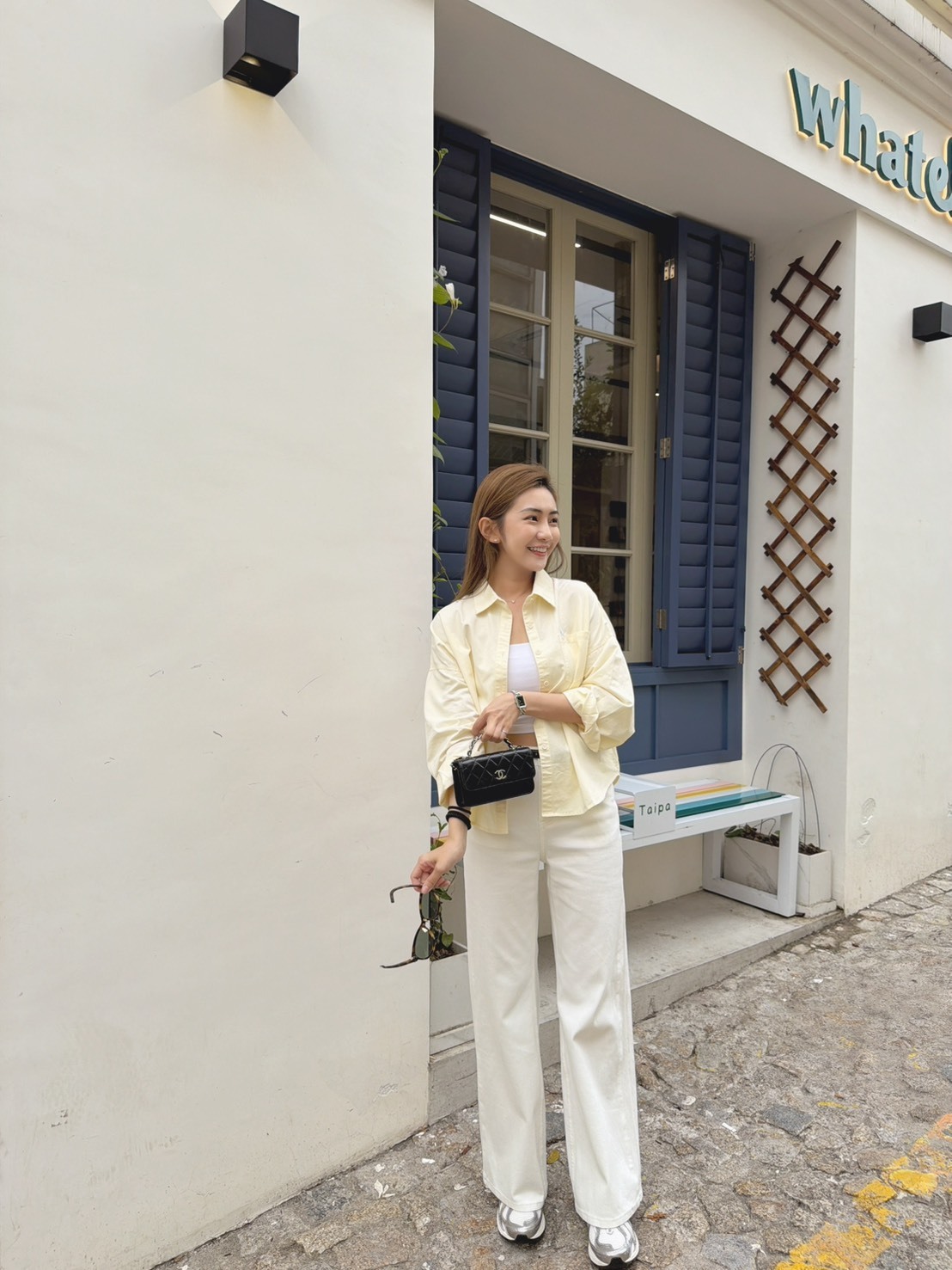 ［預購］🔥04.15夏季新品］💥闆娘的心血］品牌款🇰🇷正韓高腰超顯瘦不透牛仔直筒白褲（XS-L，一般款/加長款）