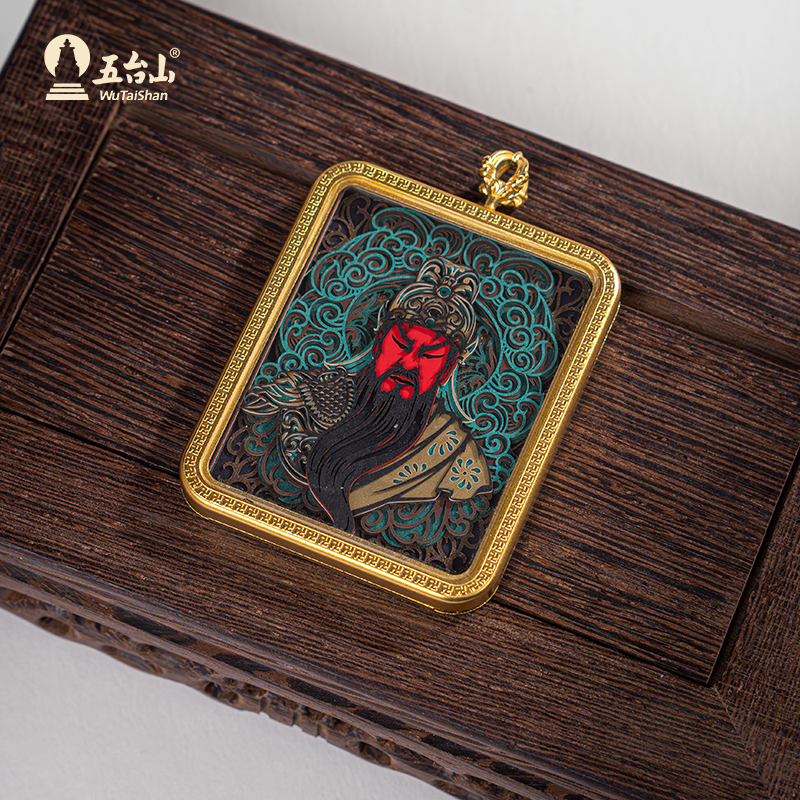 A24—五臺山-武聖關帝伽藍立體雕刻非遺手工唐卡