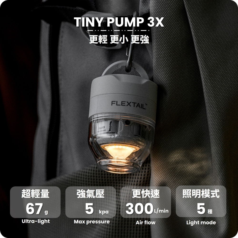 FLEXTAIL TINY PUMP 3X+真空袋12件套組