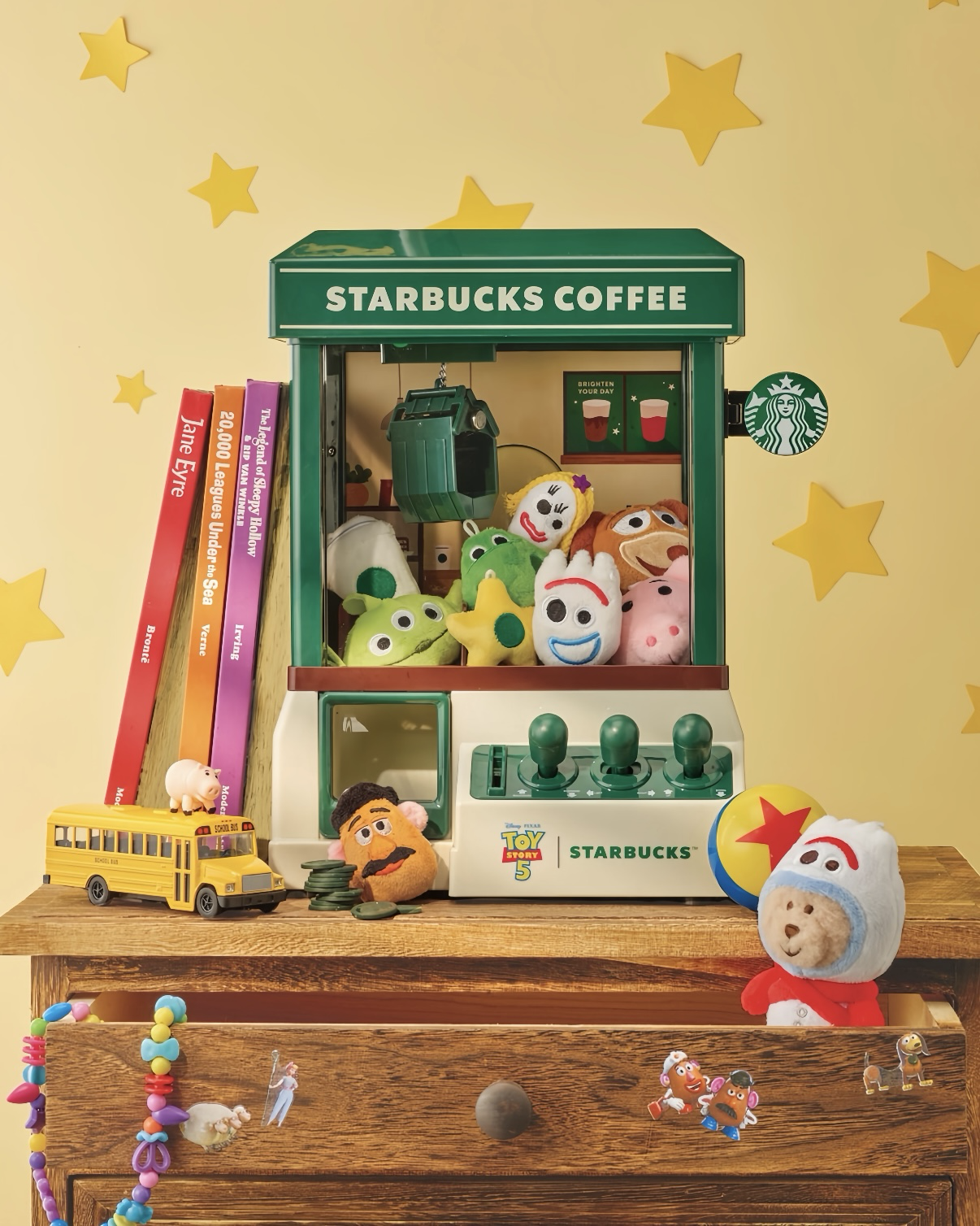 <韓國限定🇰🇷>STARBUCKS x TOY STORY 玩具總動員 星巴克 聯名 夾娃娃機 吊飾