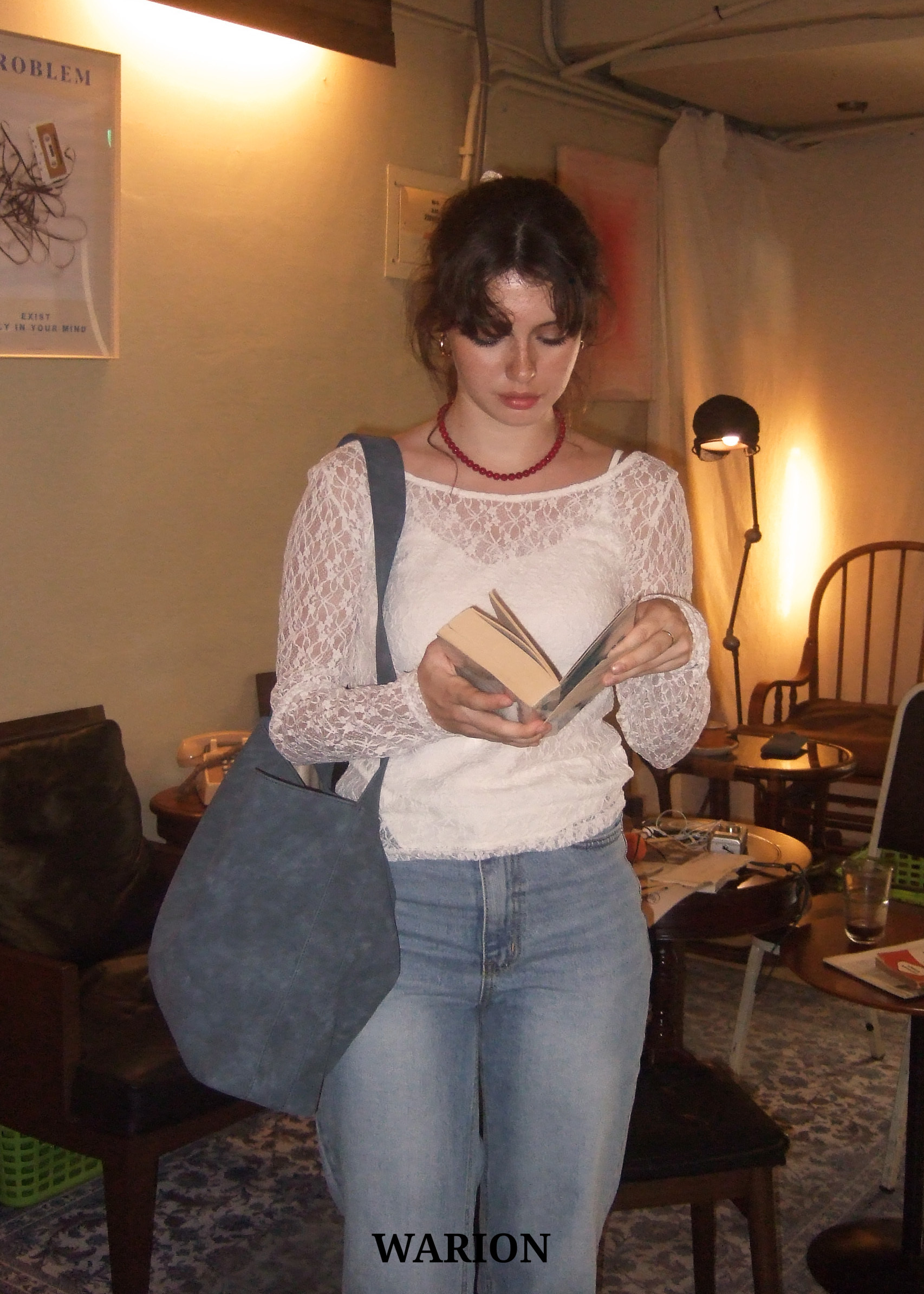 Kate Moss Lace Top - White