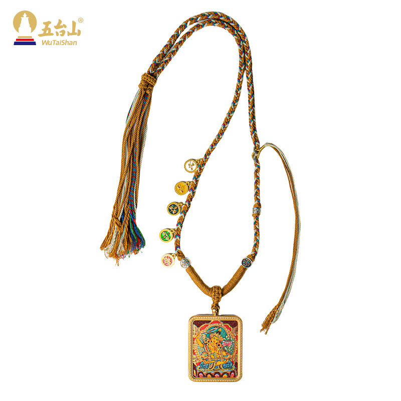 A22—五臺山文殊唐卡（半手繪）