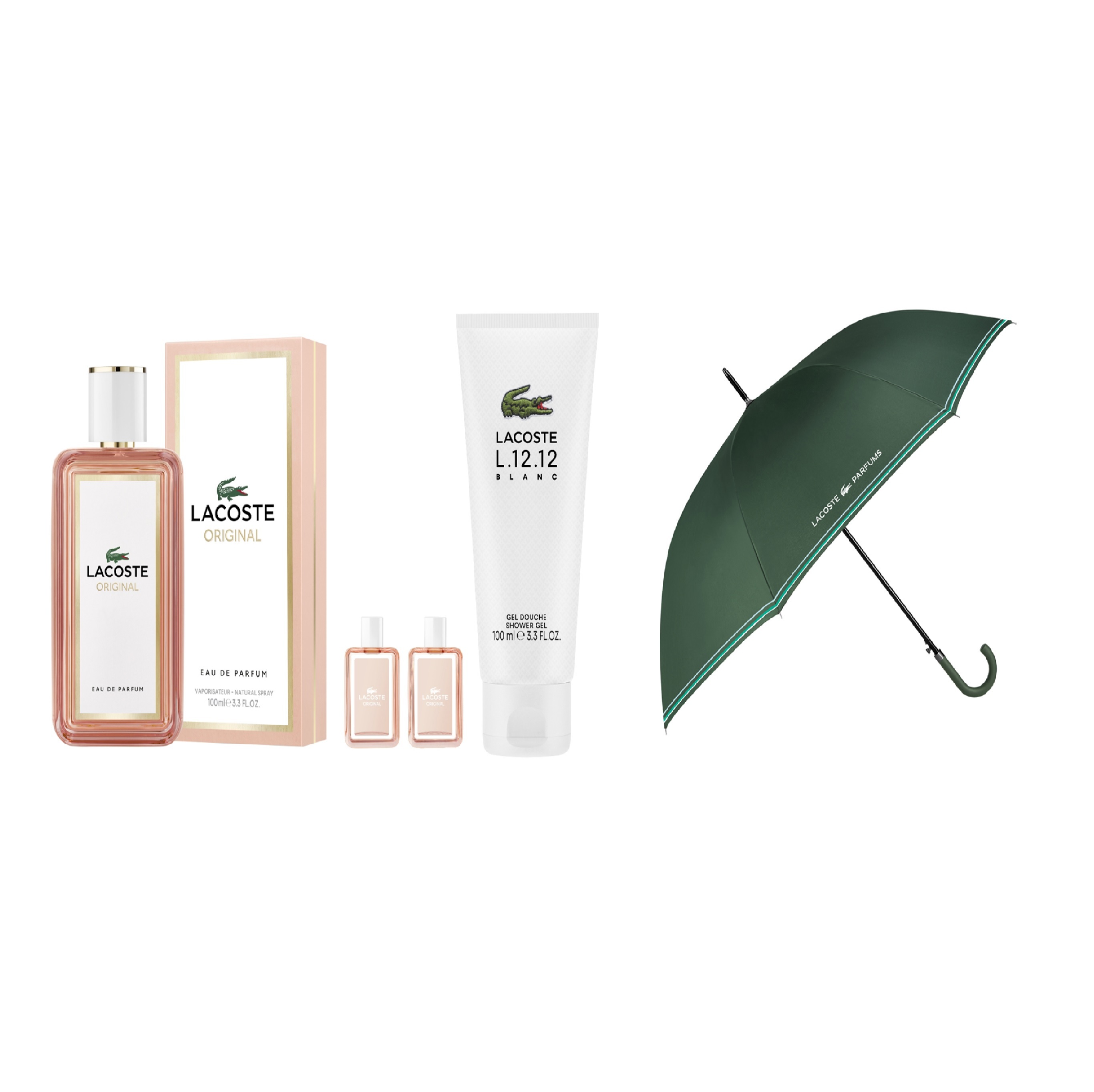 【鋒恩香水】LACOSTE經典女性淡香精100ml(贈小香4.5ml x2+沐浴精+品牌傘)