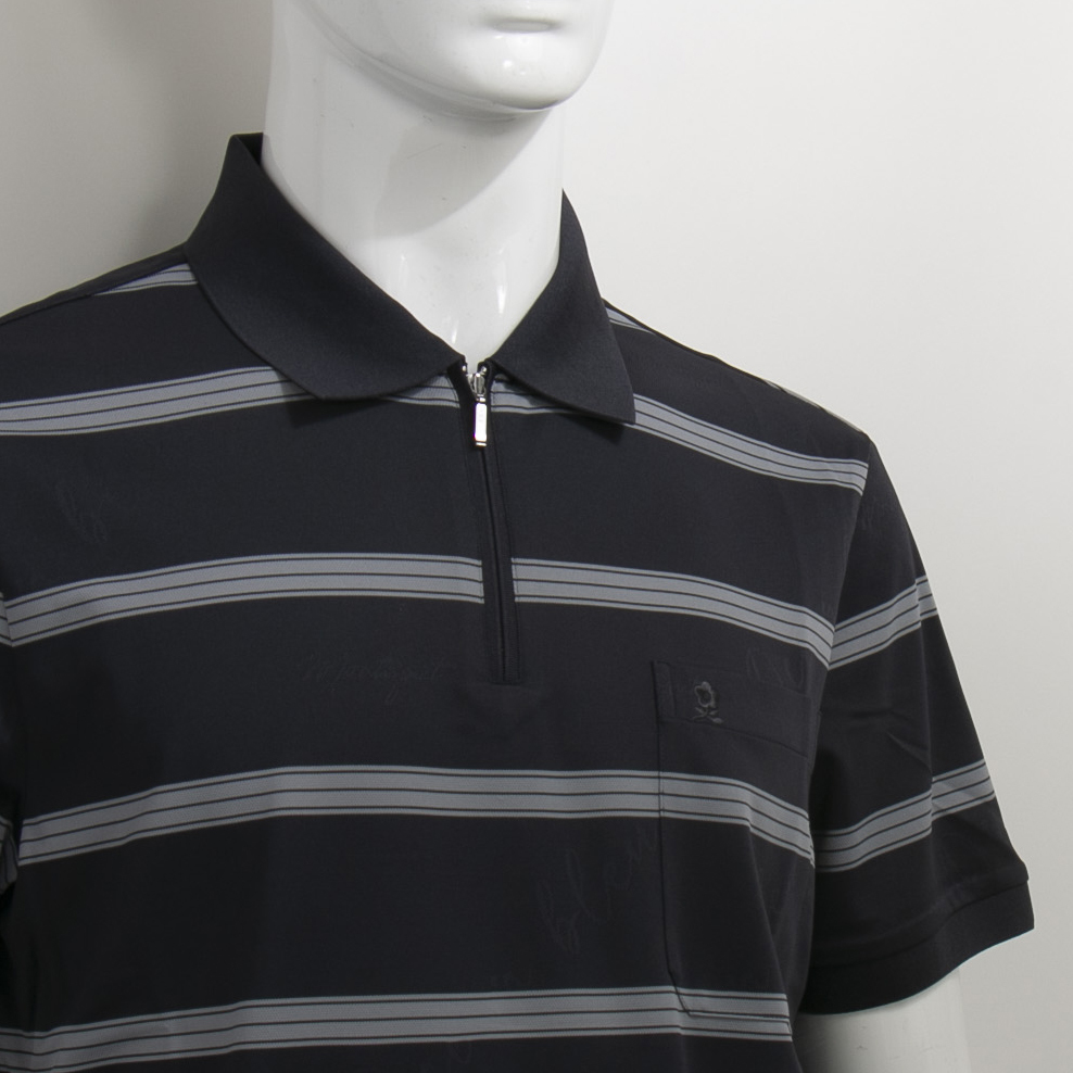 Montagut - 短袖間條翻領Polo 2621059KT22