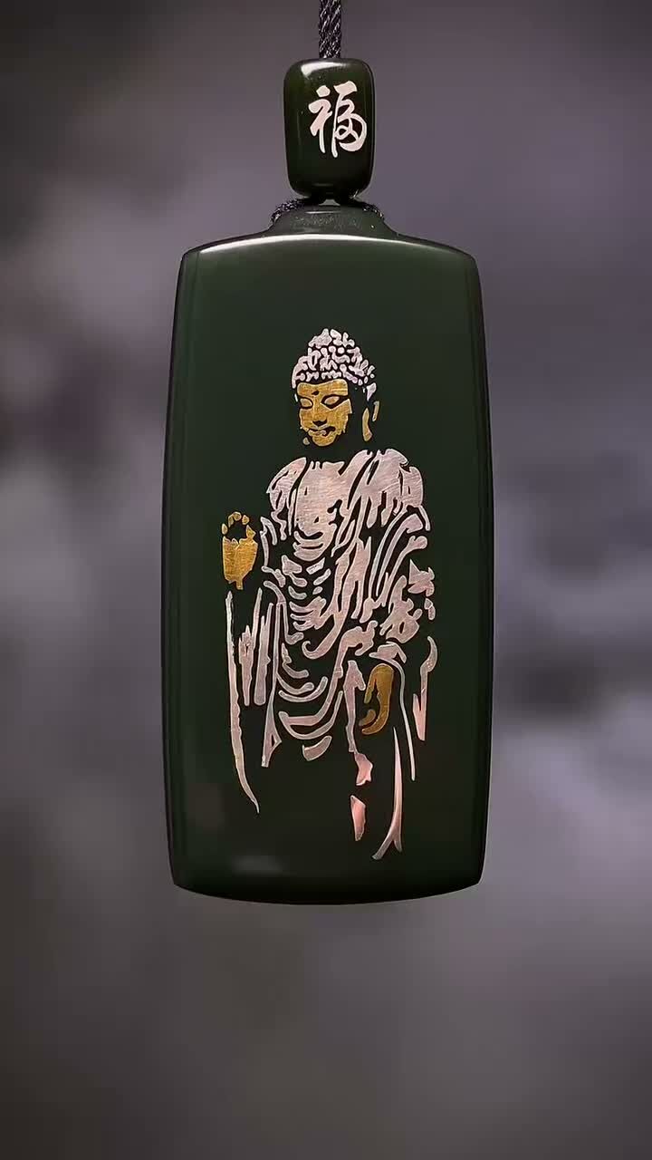 和田玉觀音,天然和田玉軟玉