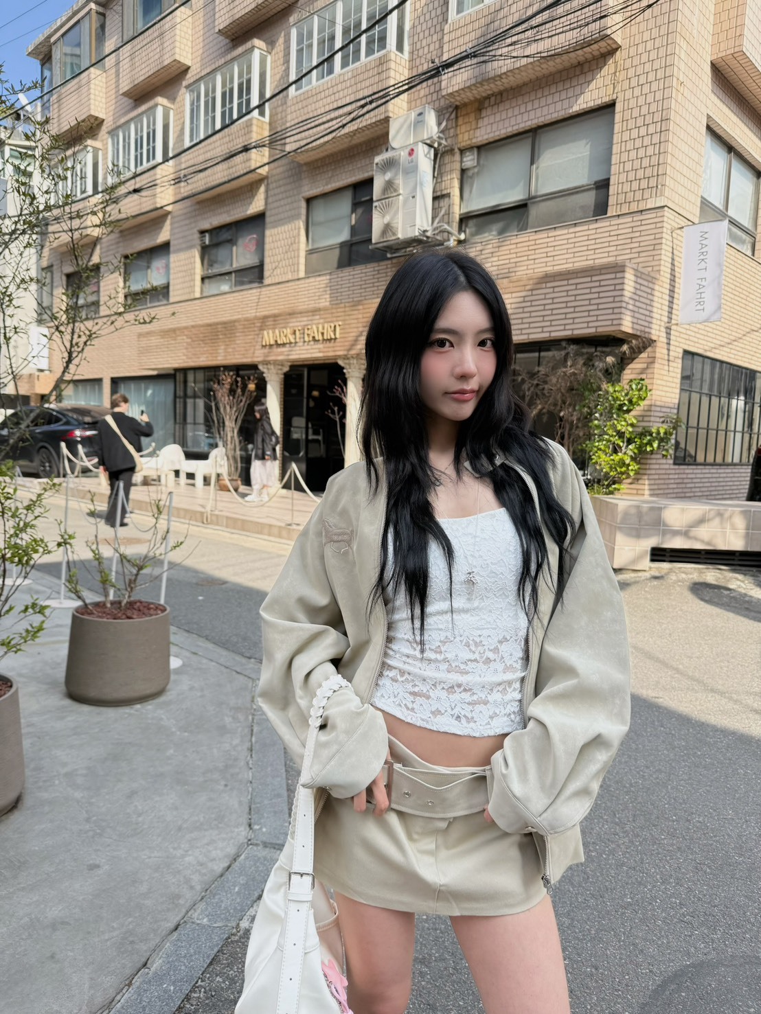 9.amez project Perry logo jacket 柏瑞小馬刺繡夾克(khaki)