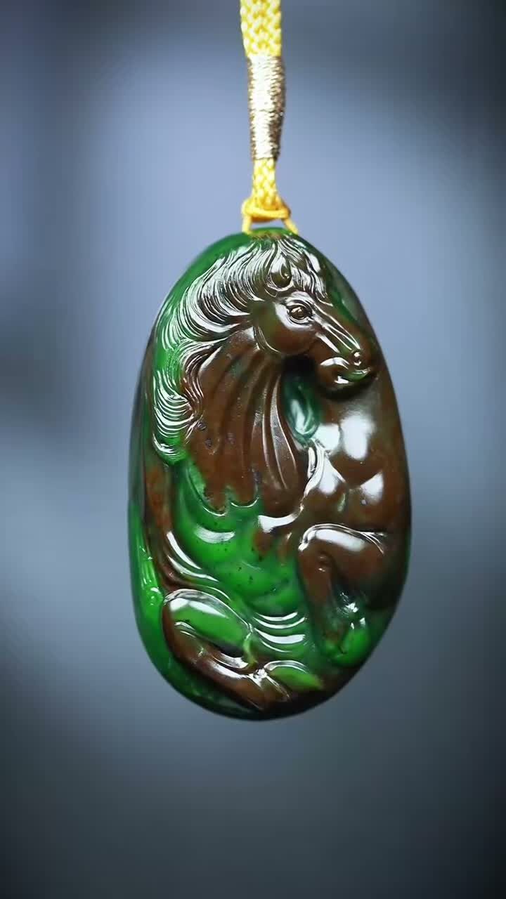 和田玉碧玉老紅皮馬,天然和田玉軟玉