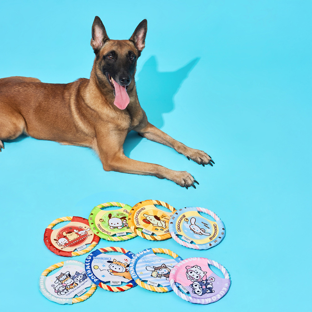 三麗鷗家族-活力小狗系列寵物飛盤 隨機一款