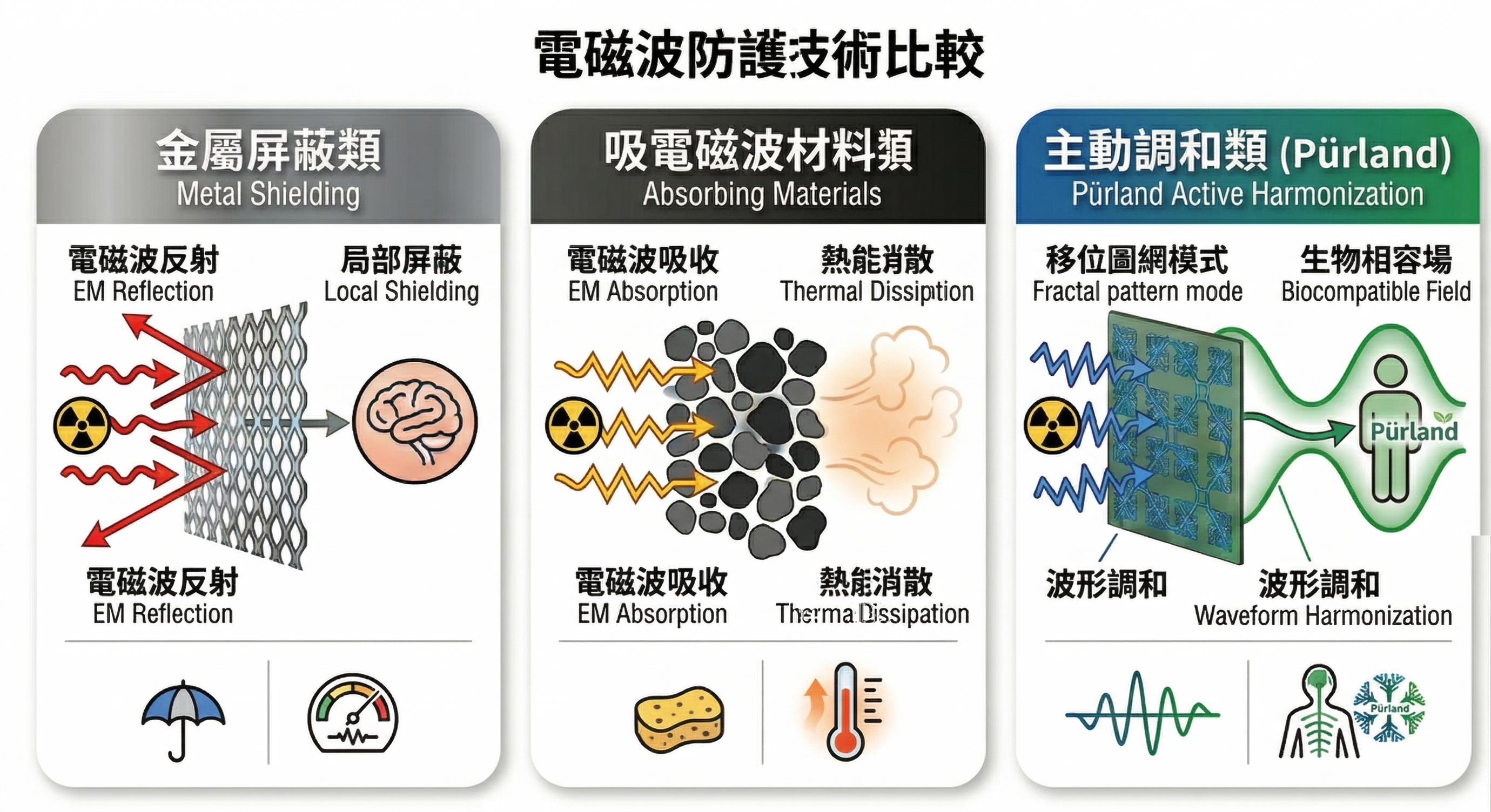 防電磁波貼片的3大主流技術比較