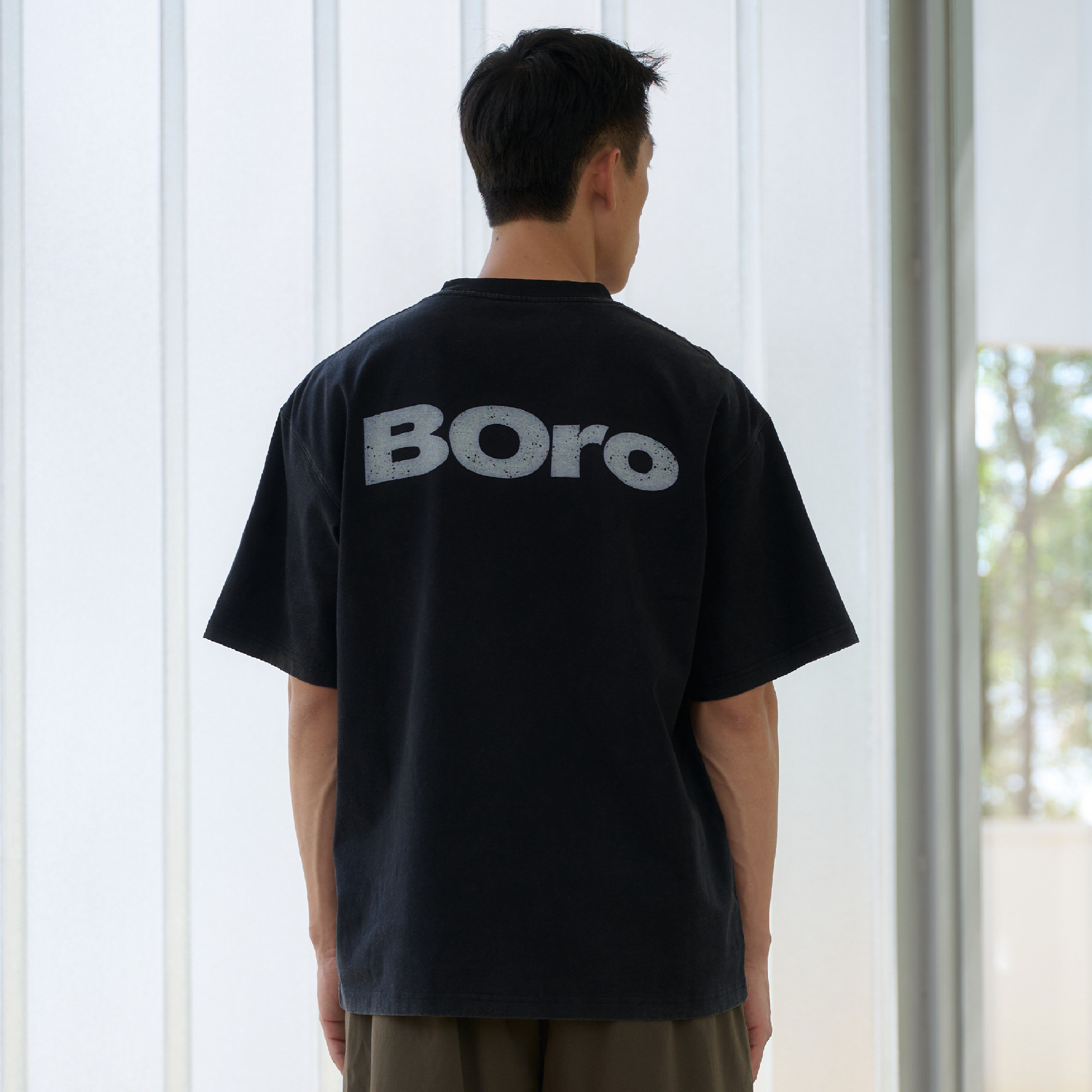 BOHRHOO Washed Vintage Tee 復古印花 水洗短Tee [BH1140]
