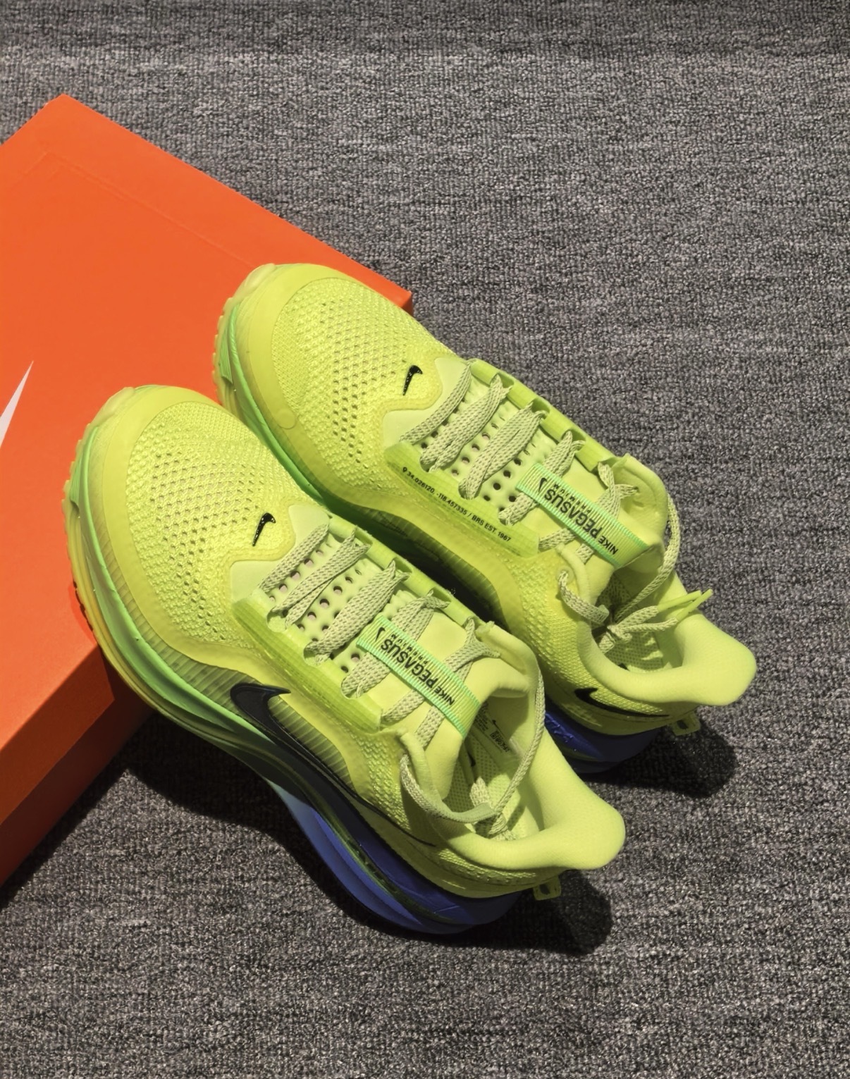 男鞋 NIKE PEGASUS PREMIUM 綠藍 氣墊 緩震 輕盈 運動鞋【HQ2592-702】