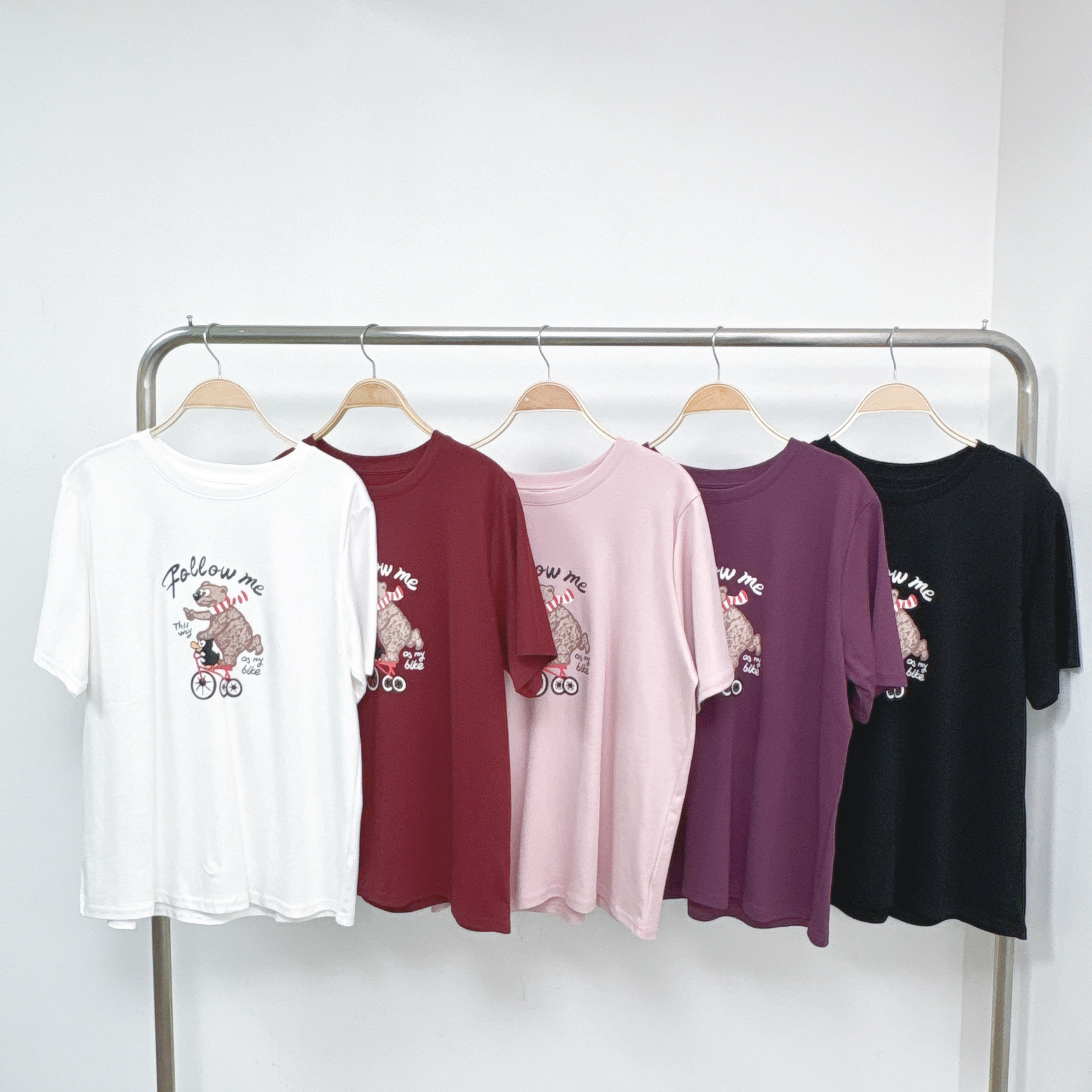 ⭐️⭐️【預訂】三輪車熊仔燙圖棉TEE (T30-T34)