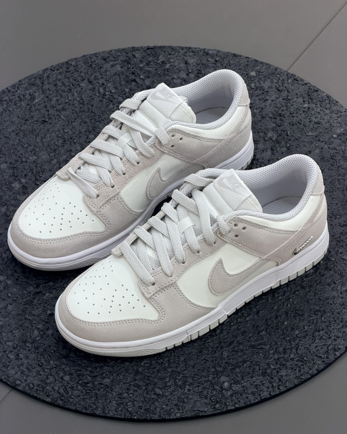 Nike Dunk Low 小銀勾 麂皮 復古 低筒 月牙灰