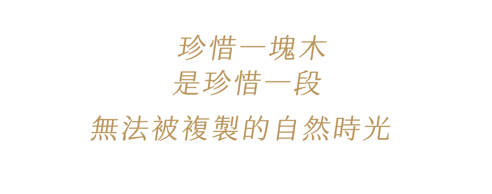 珍惜一塊木，是珍惜一段 無法被複製的自然時光 — 有木 UMU