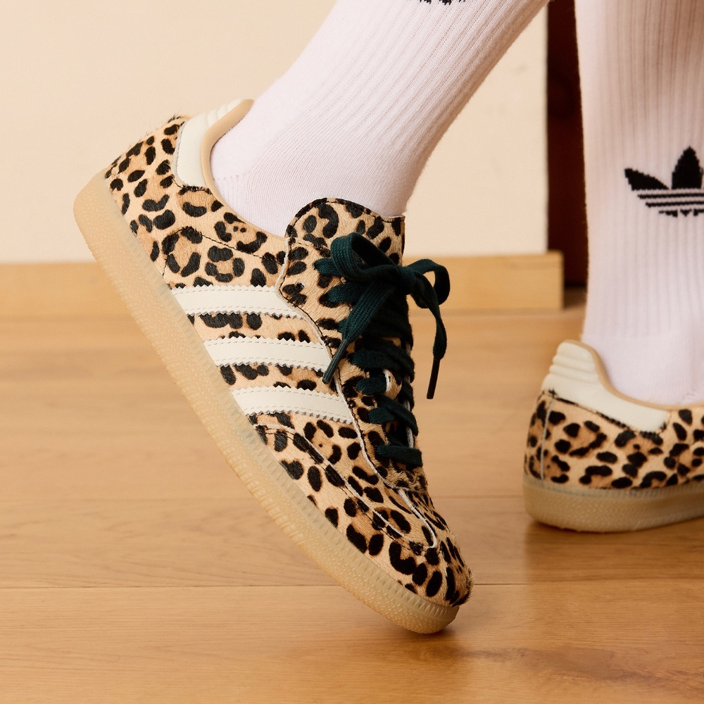 【官網限定】ADIDAS SAMBA OG W 豹紋 女鞋 KI6674 IV