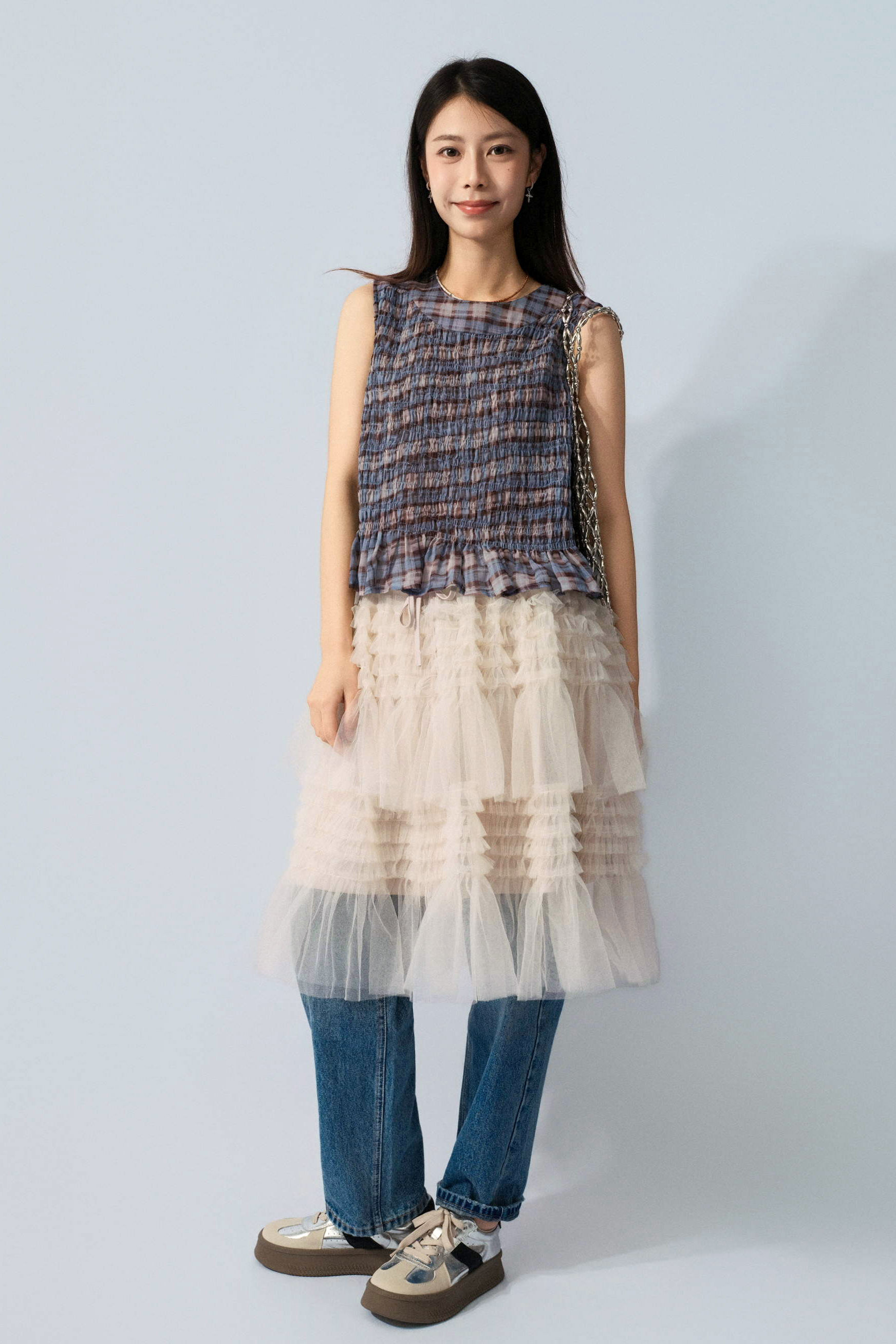 SS26_0079（上衣＋半截裙＋牛仔褲）