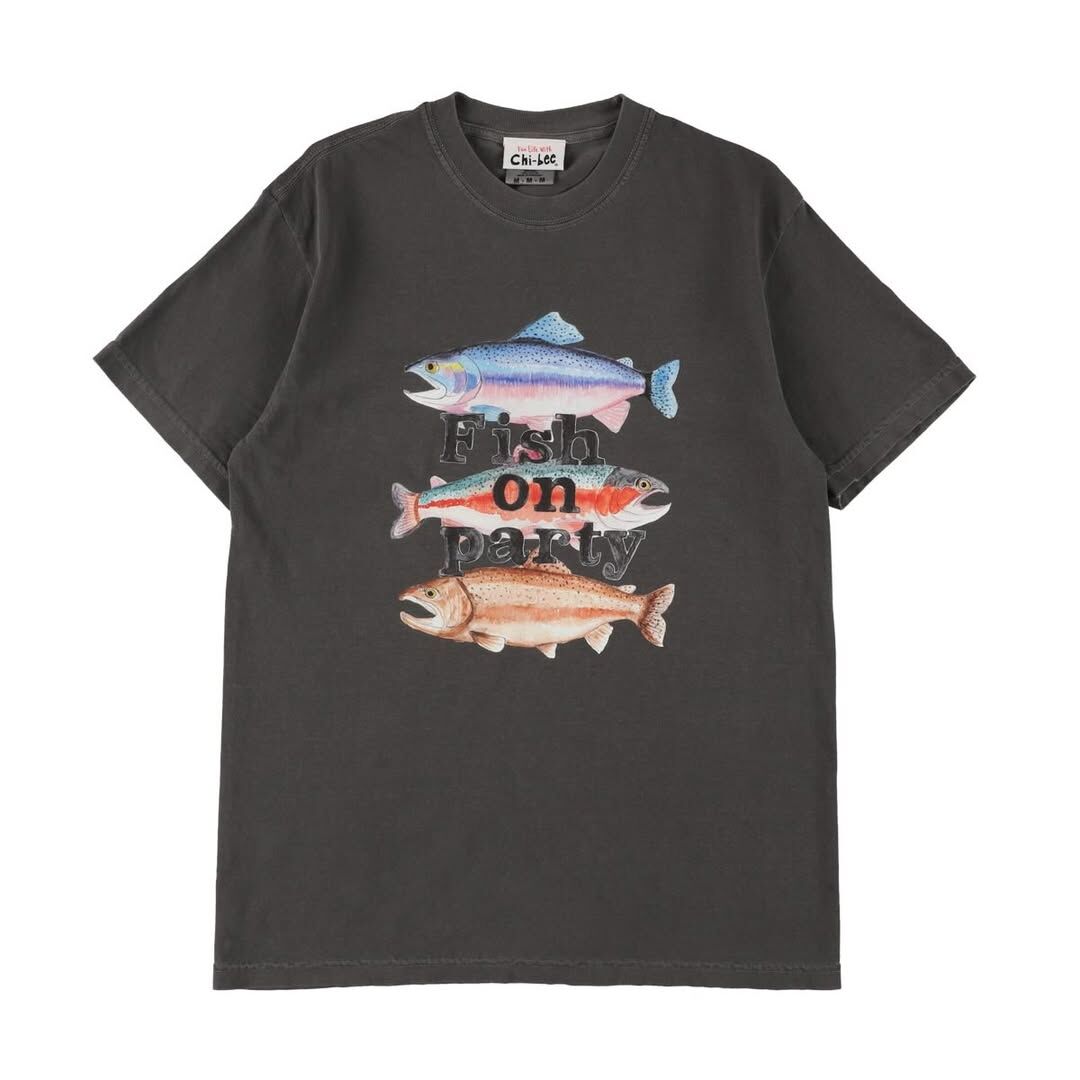 日本ChiBee Fish on Party插畫短T