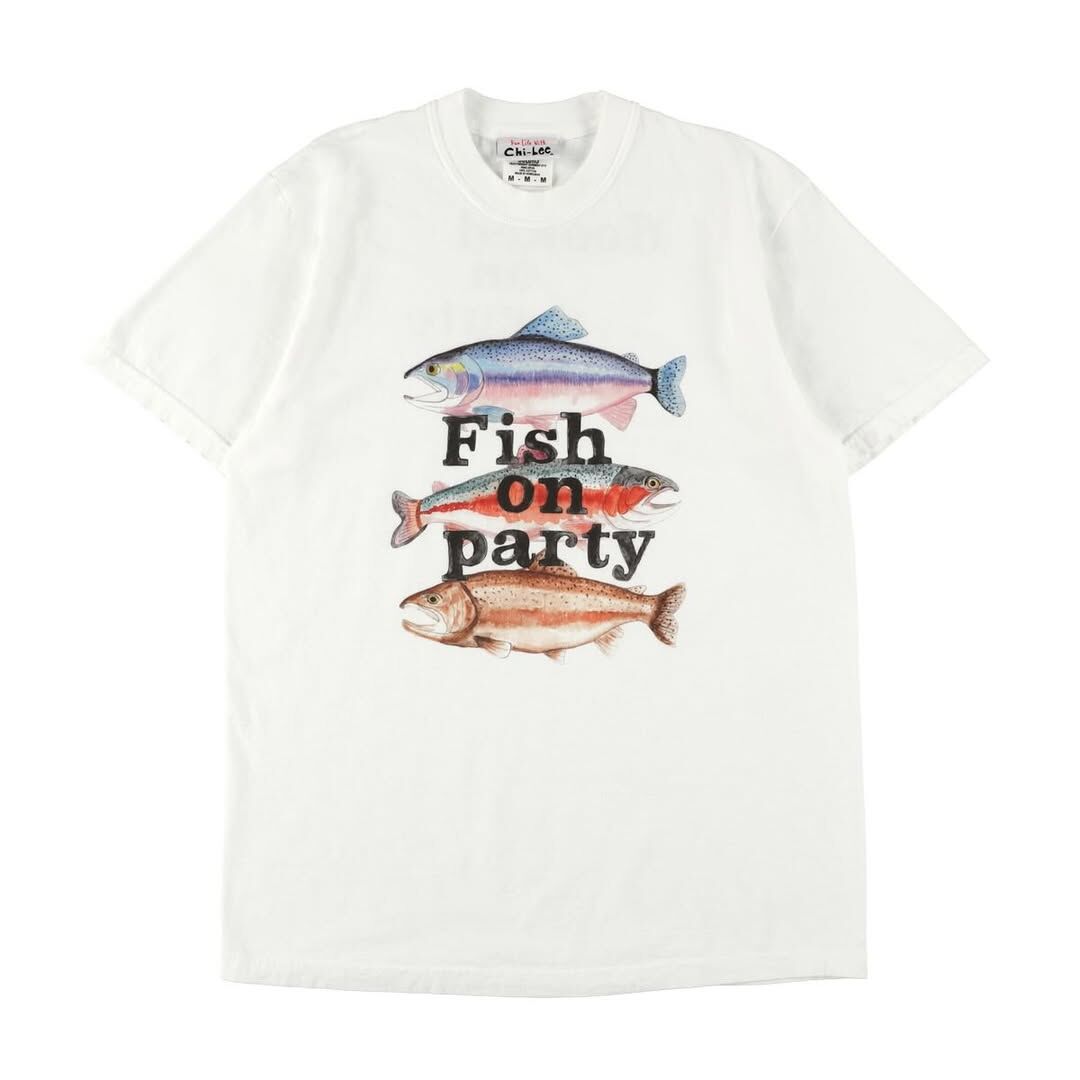 日本ChiBee Fish on Party插畫短T
