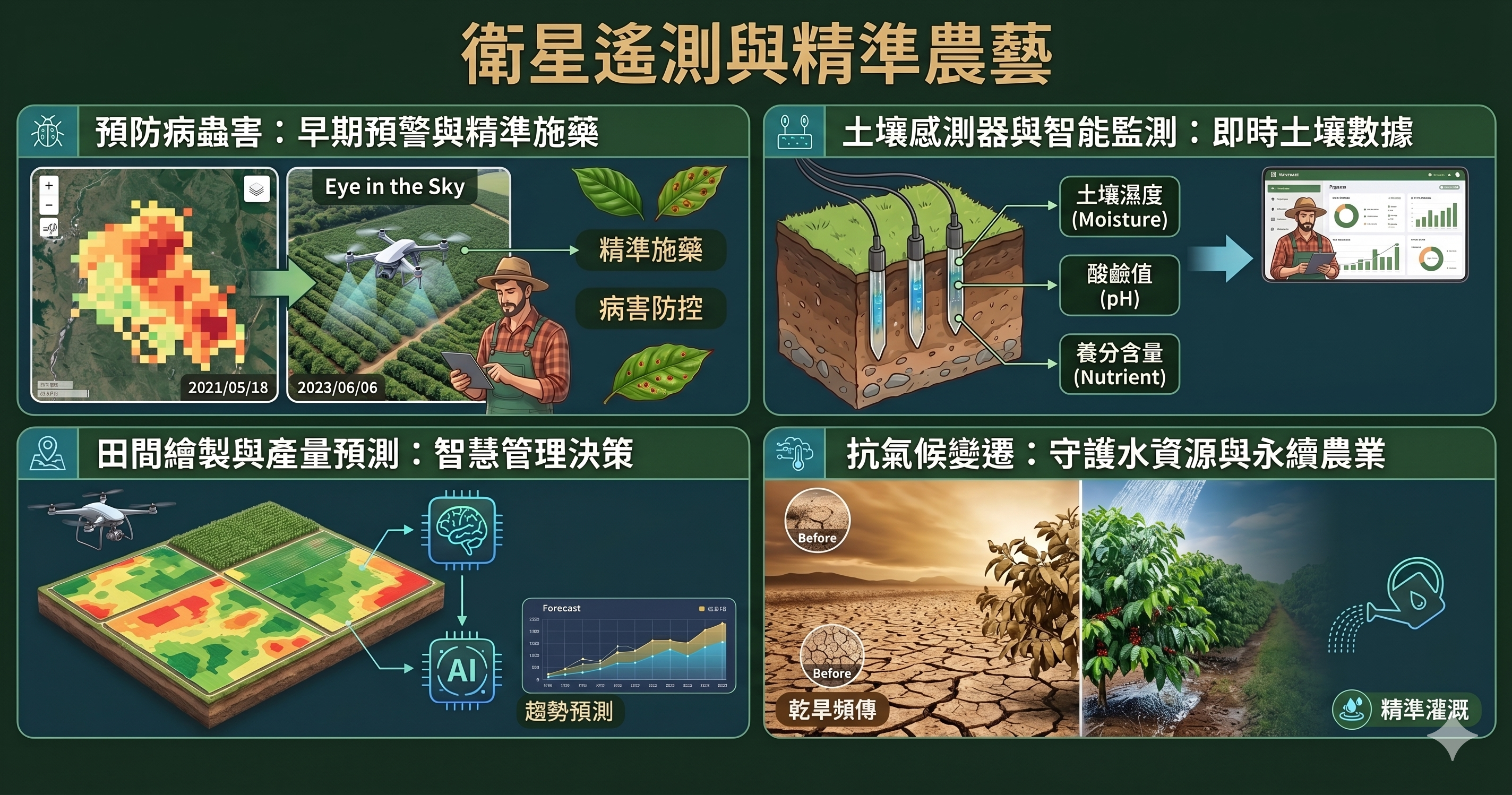 衛星遙測與精準農藝的創新與價值
