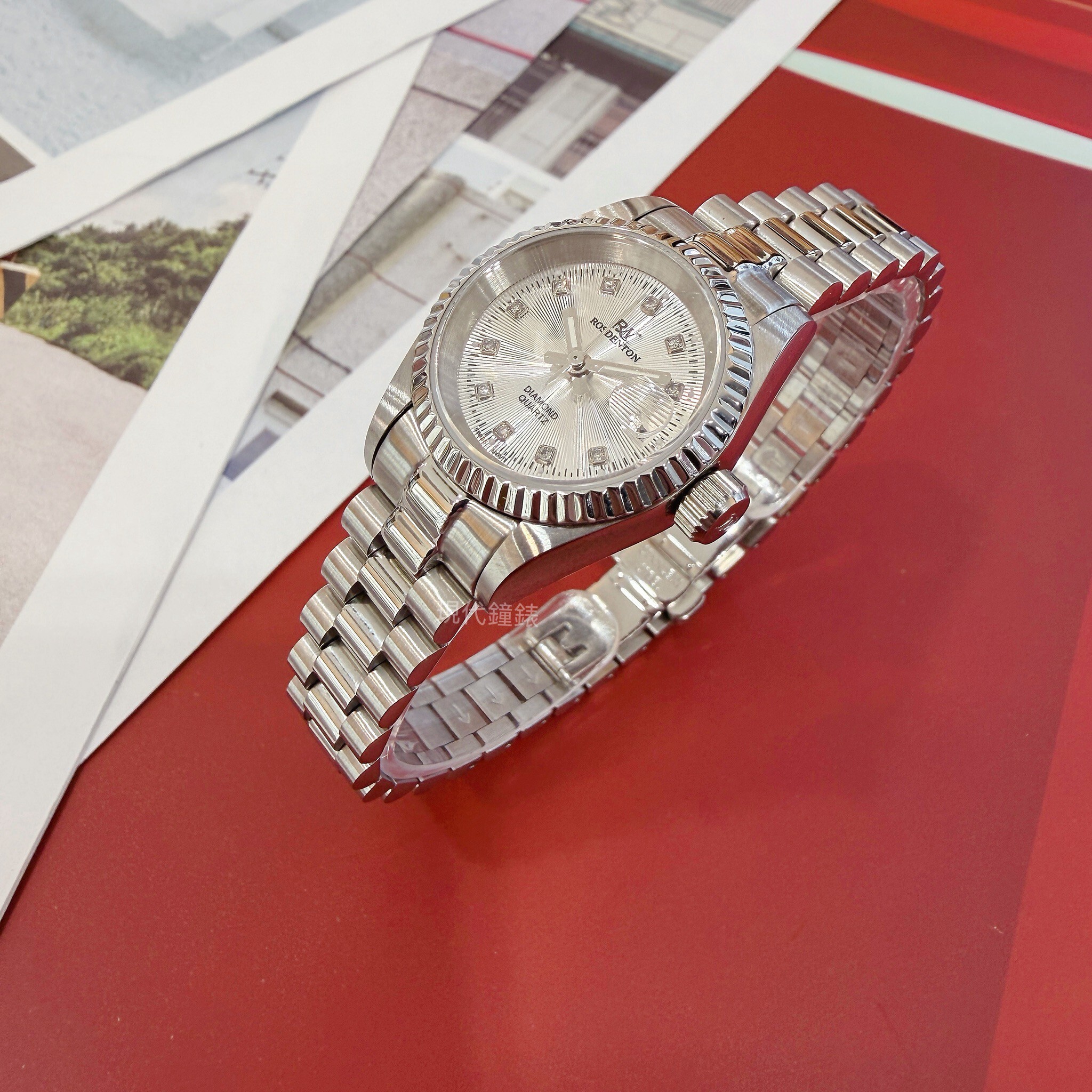 【ROSDENTON 勞斯丹頓】經典真鑽女腕錶6062LS-2 25mm 現代鐘錶