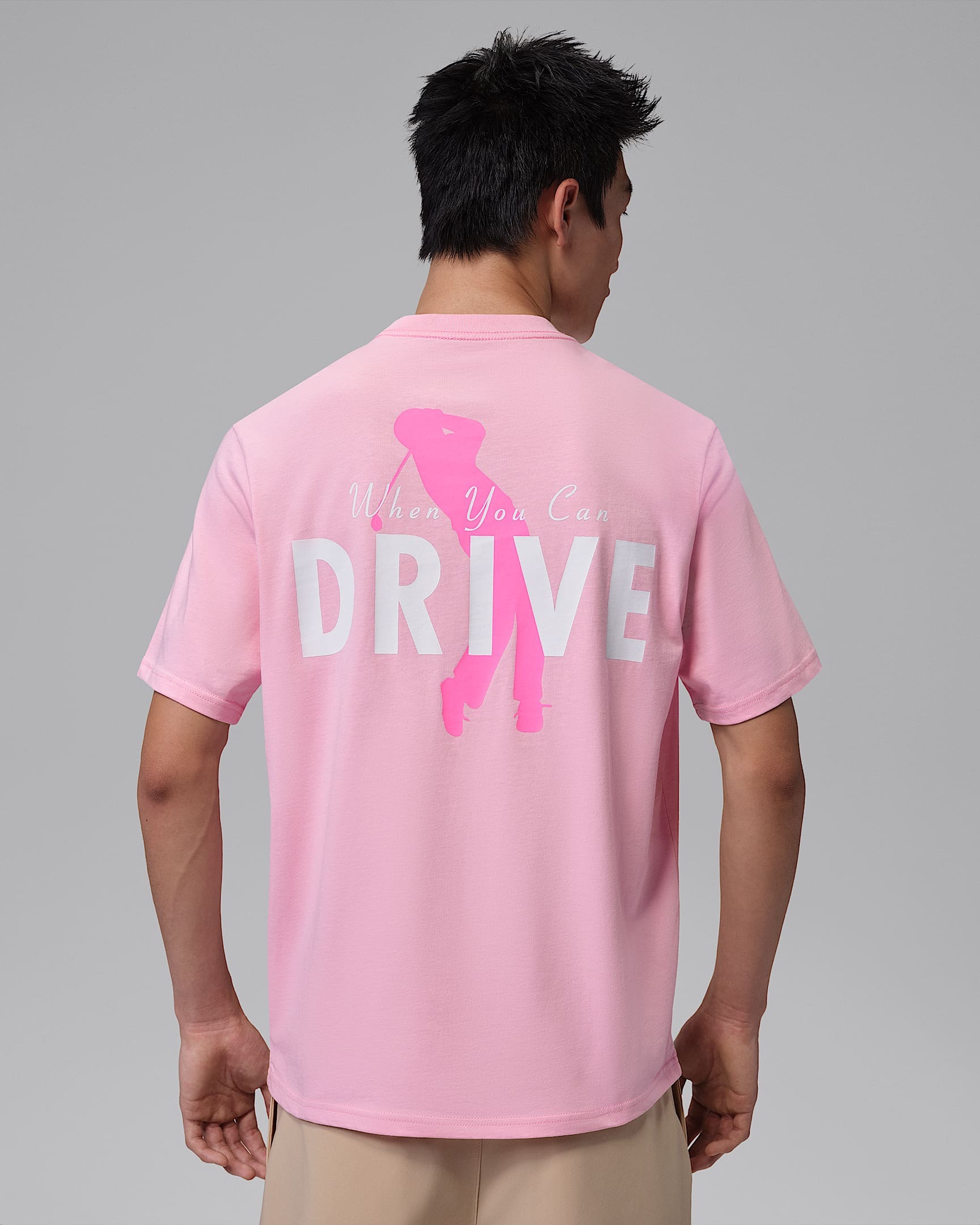 男款 NIKE JORDAN SPORT DRI-FIT TEE 粉色 印花 高爾夫 速乾 休閒 運動 短袖 短T【IF2939-690】NKTF