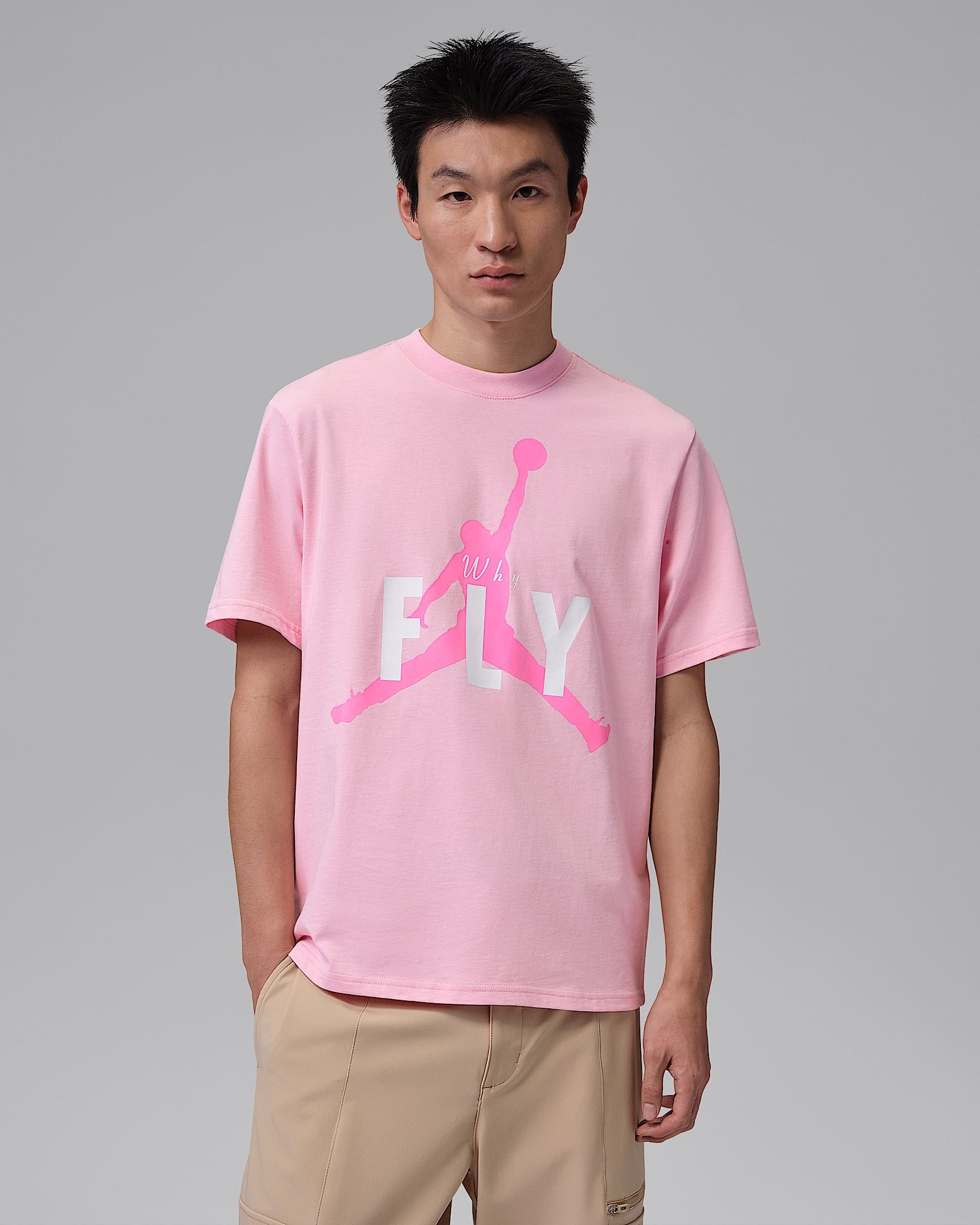 男款 NIKE JORDAN SPORT DRI-FIT TEE 粉色 印花 高爾夫 速乾 休閒 運動 短袖 短T【IF2939-690】NKTF