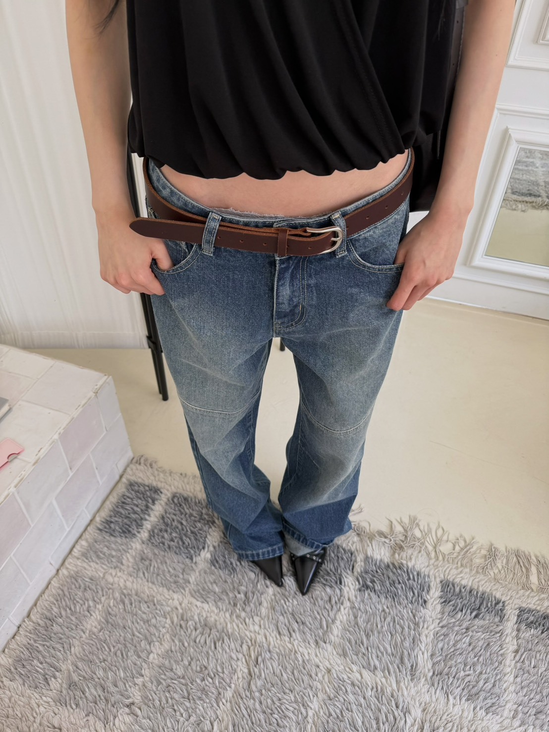 A35 MOCO牛皮皮帶