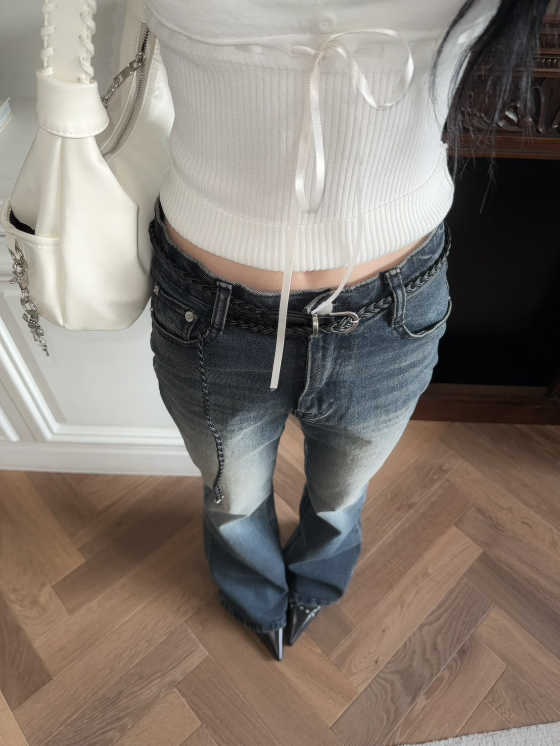 A36 穿搭tips 細款編織皮帶