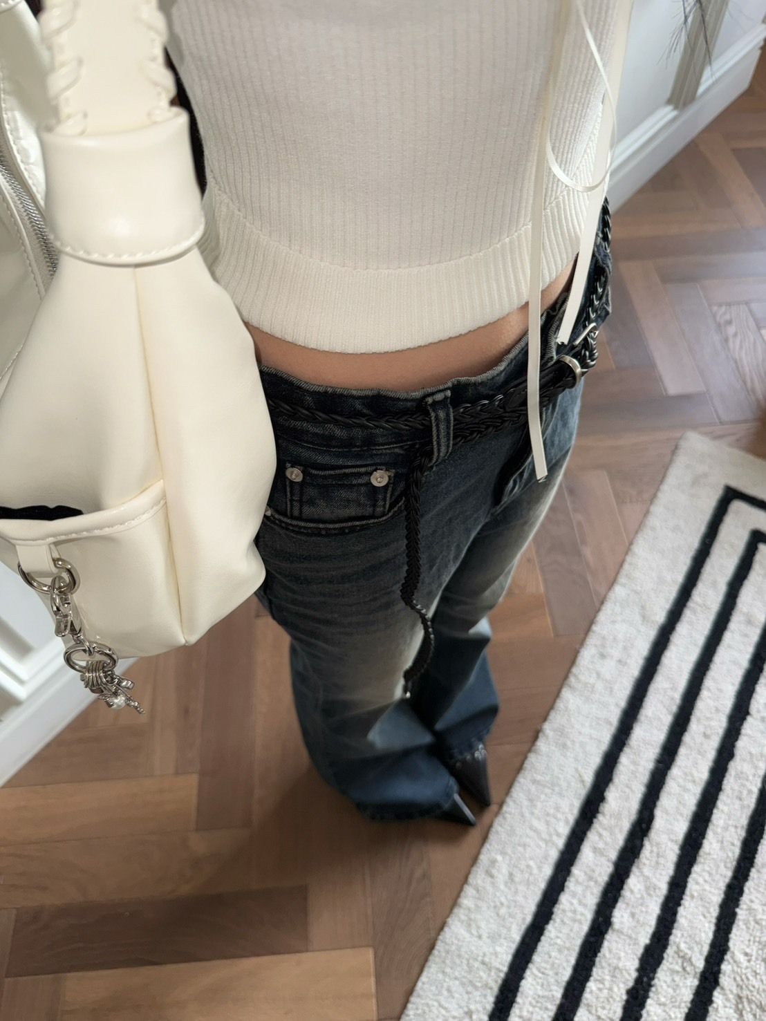 A36 穿搭tips 細款編織皮帶