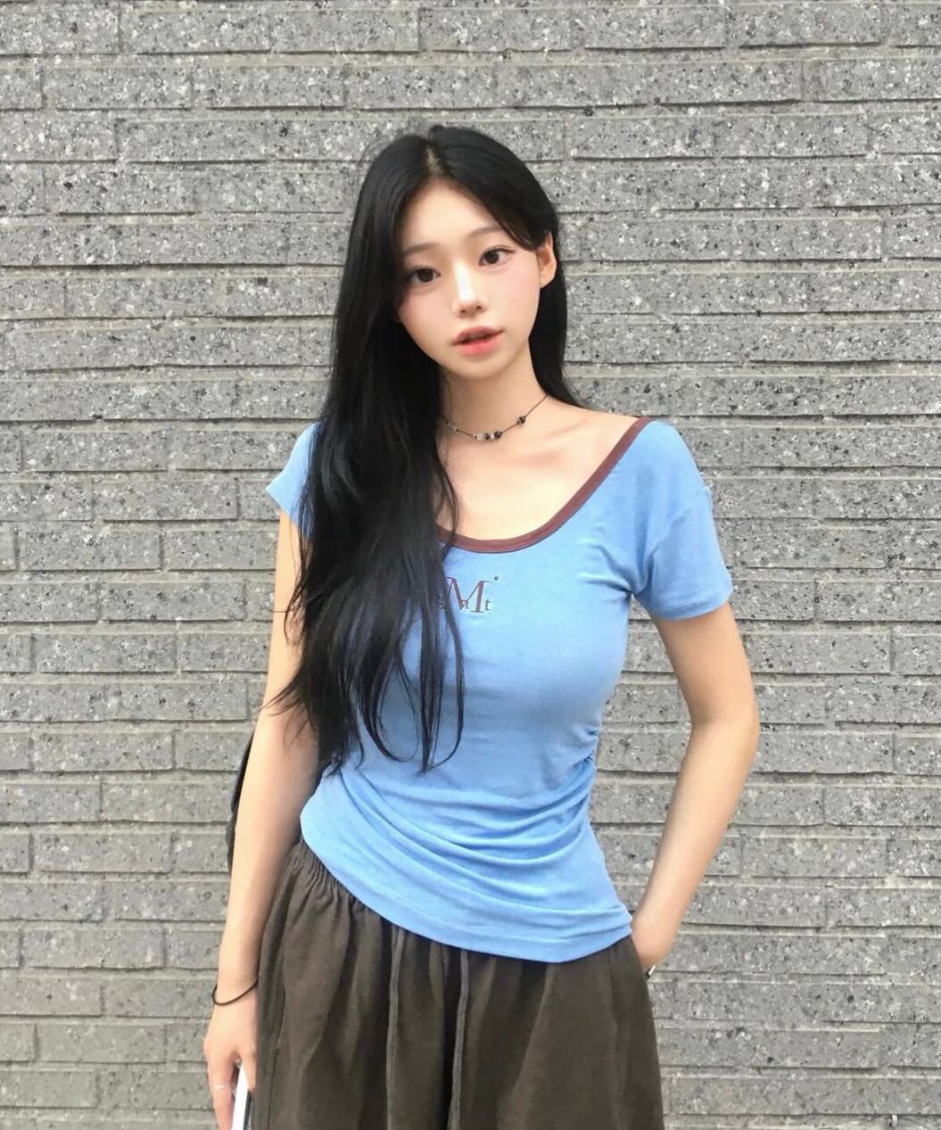 #預購 🇰🇷韓國26春夏 MUCENT 單肩不對稱抓皺短袖 2色 M13