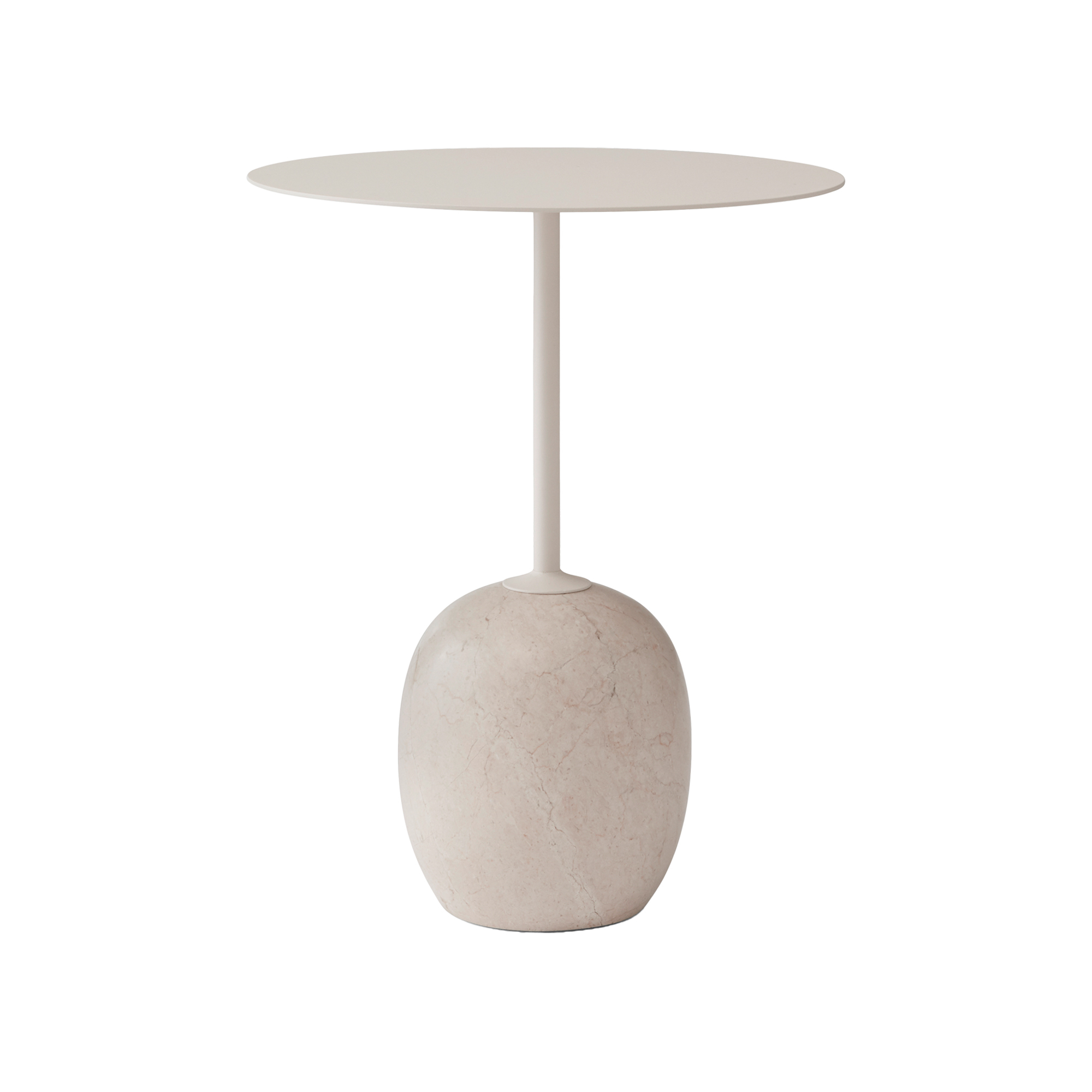 Lato LN8 邊桌 - 白桌面 / 白大理石 by &Tradition