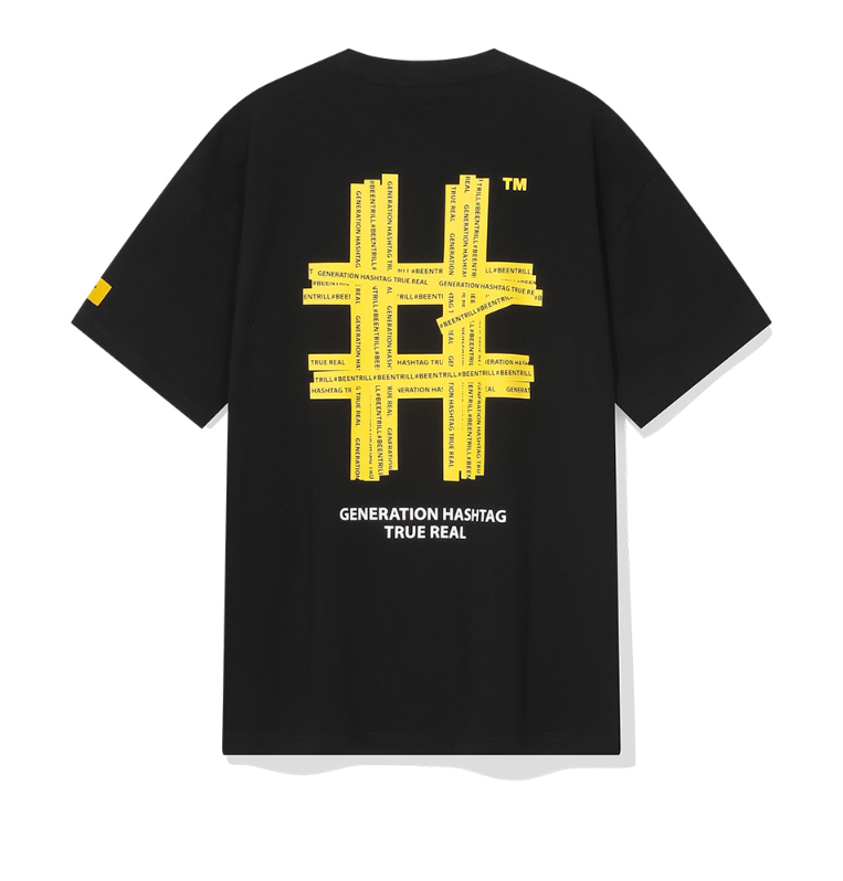 【直播】BEENTRILL LX0415601 黃色LOGO短袖上衣 (BA262TS001)