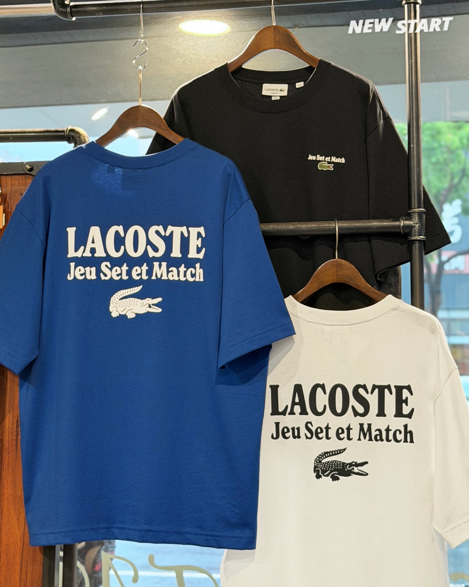 Lacoste 鱷魚 背後大字母 短袖上衣 短T
