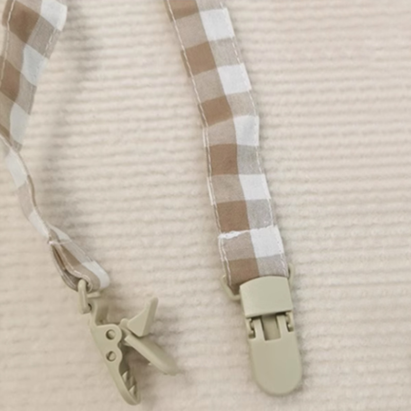 任選兩件$150【H0666】ins韓風小熊奶嘴夾防丟鏈