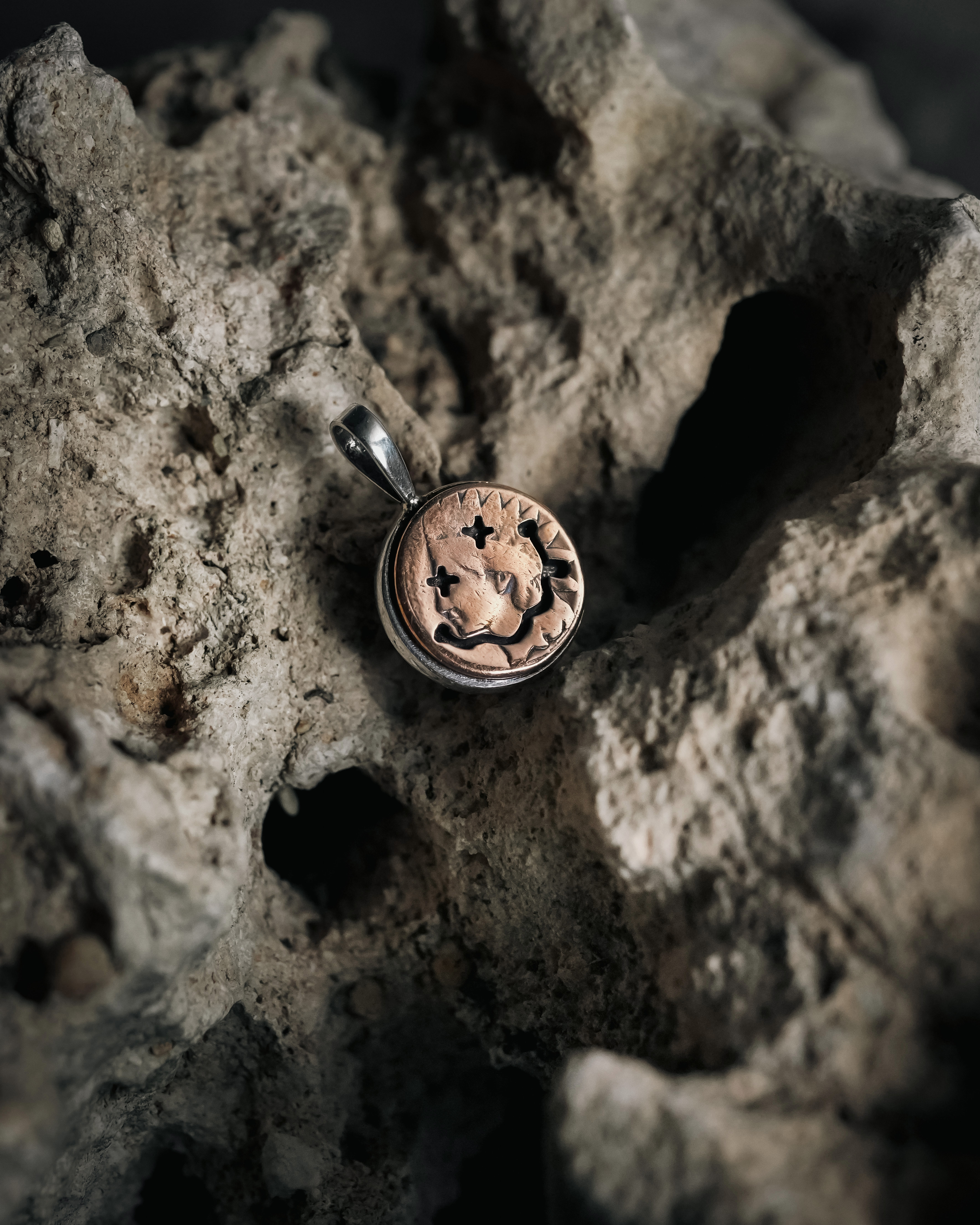 North Works 迷你紅銅涅槃吊墜 N-629A