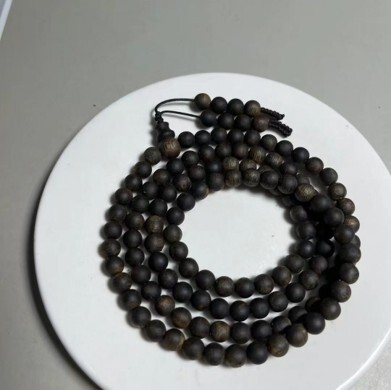 0416gz81-GZday3-沉香4月-約6mm奇楠沉水長鏈(A81)