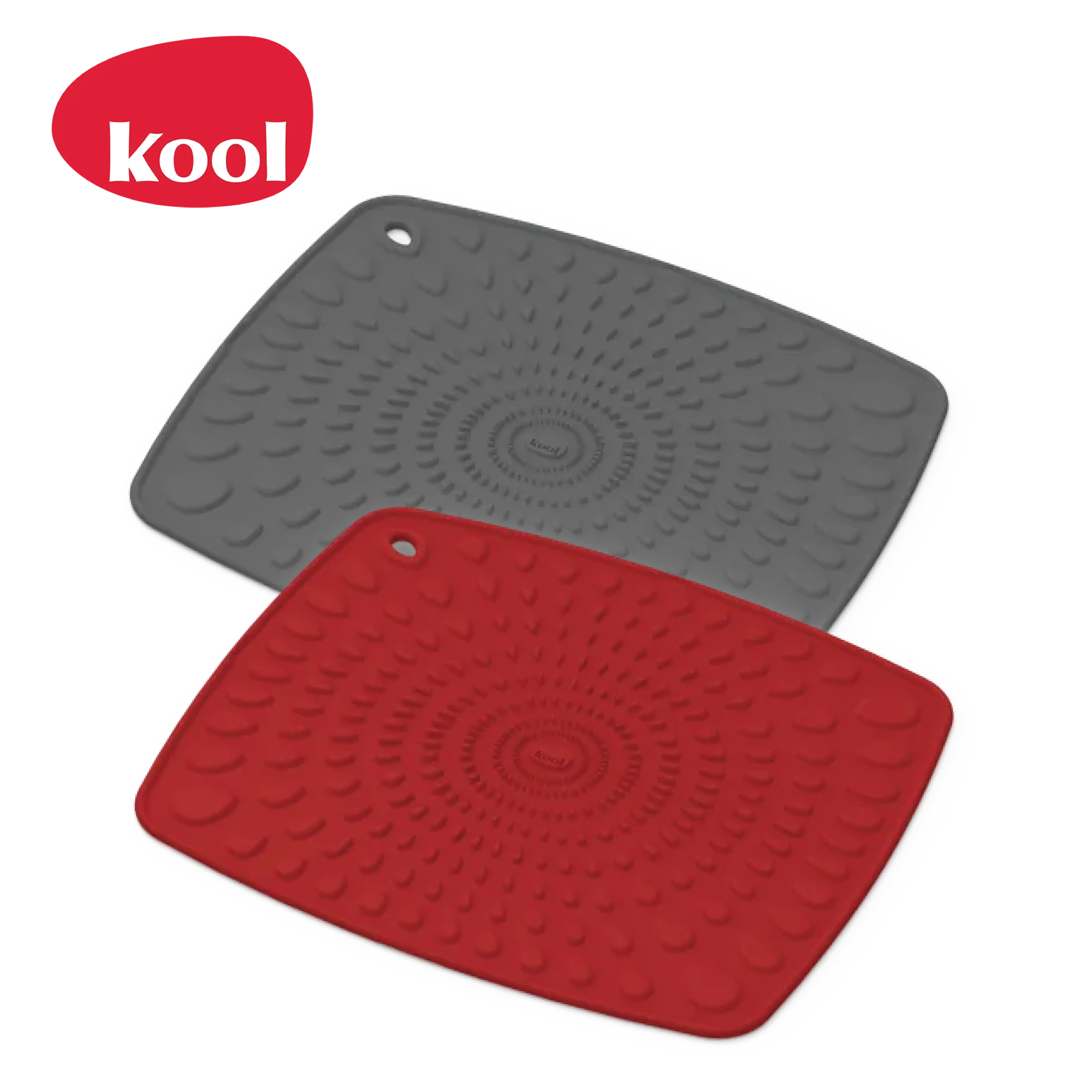 KOOL - 矽膠瀝水及隔熱鍋墊
