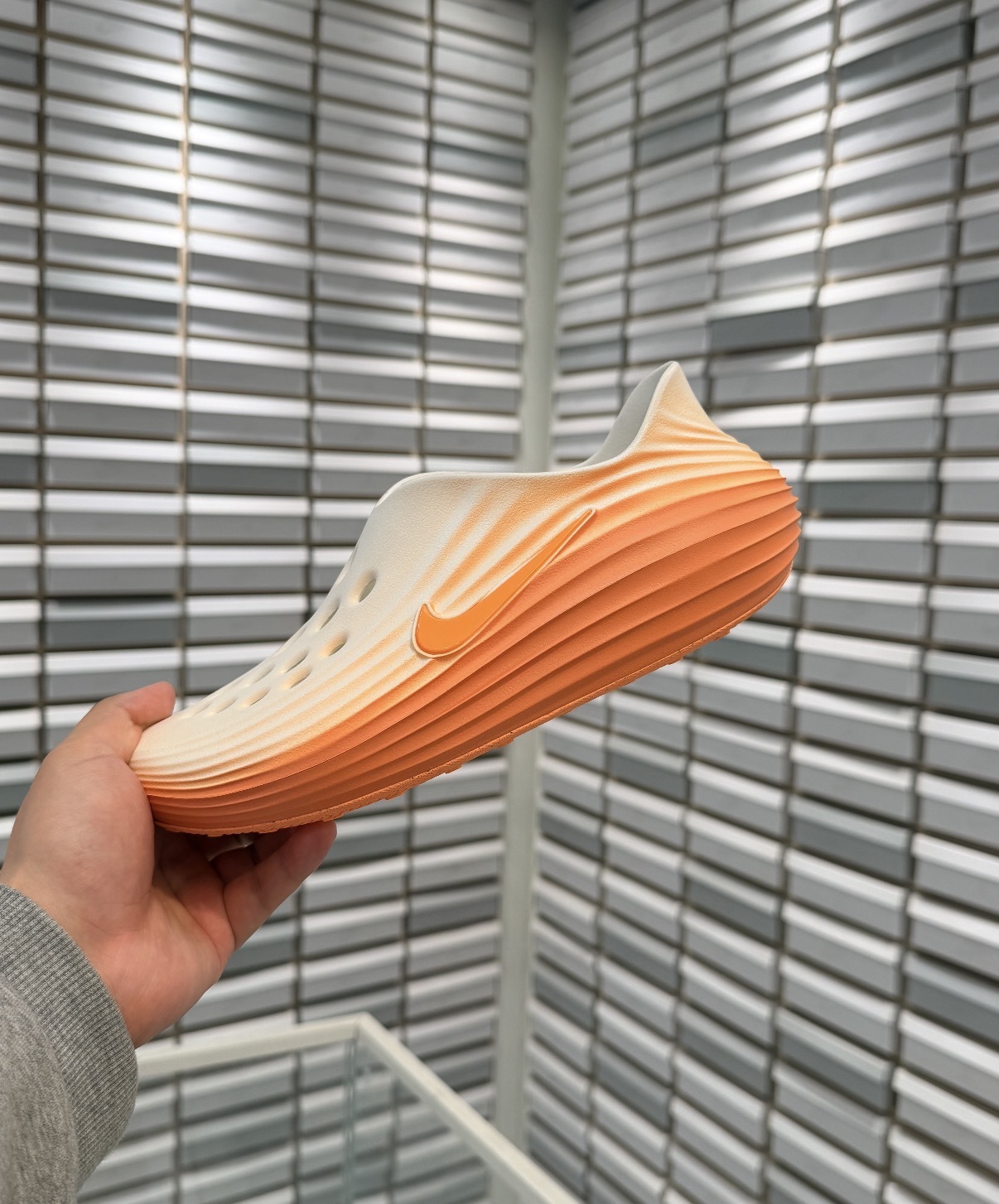 男鞋 NIKE REACTX REJUVEN8 'Orange Frost' 蜜桃優格 泡棉 休閒 防水 涼鞋 拖鞋 恢復鞋【HV5060-802】