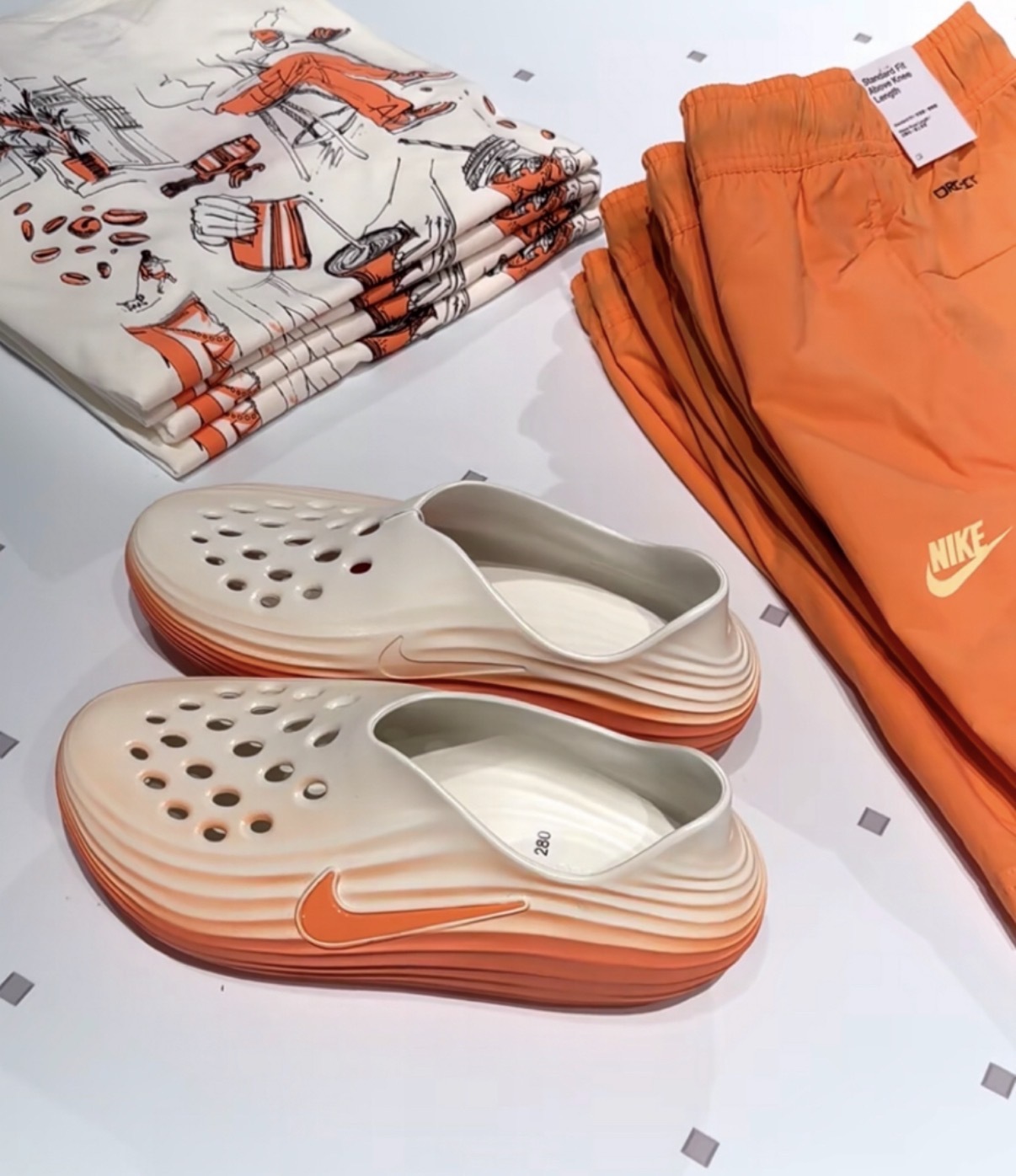 男鞋 NIKE REACTX REJUVEN8 'Orange Frost' 蜜桃優格 泡棉 休閒 防水 涼鞋 拖鞋 恢復鞋【HV5060-802】