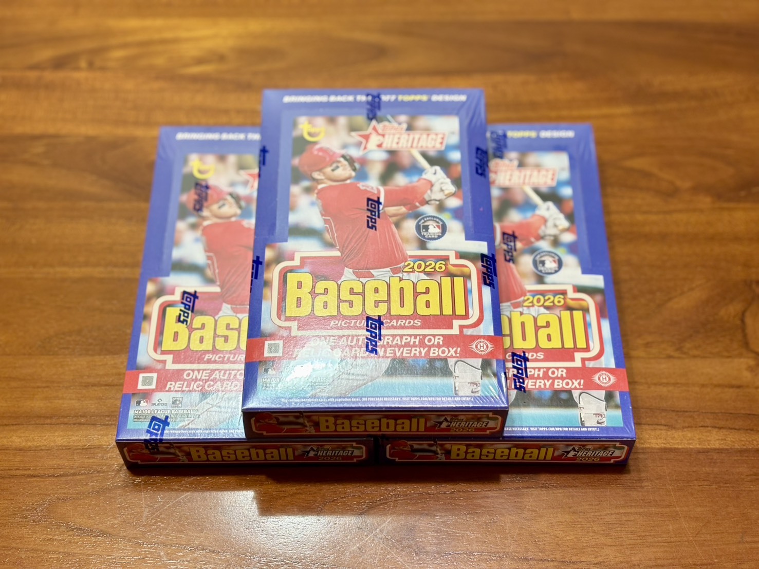 Topps 2026 Heritage Baseball Hobby Box 球員卡 卡盒
