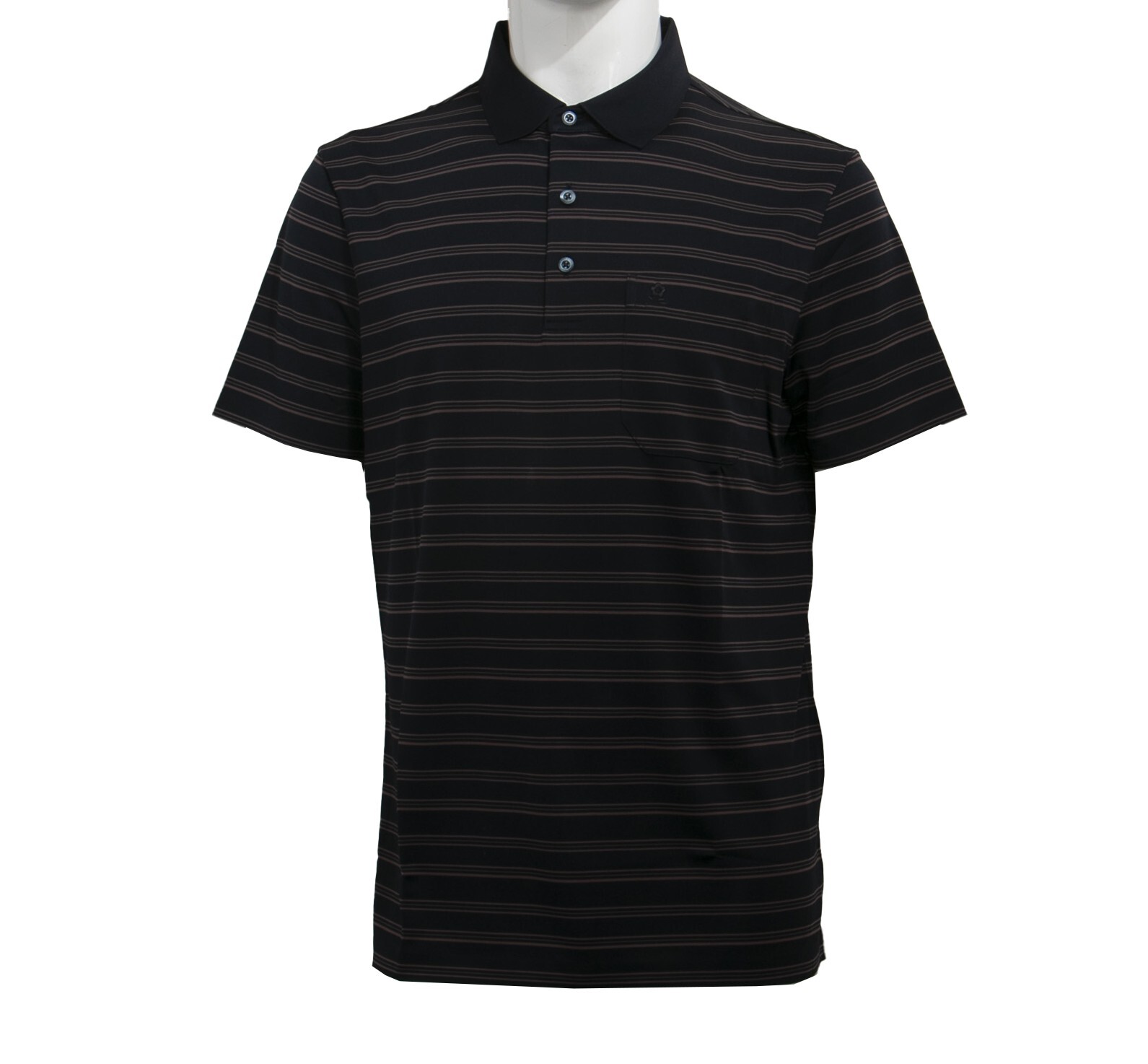 Montagut - 短袖間條翻領Polo 2621989KT21