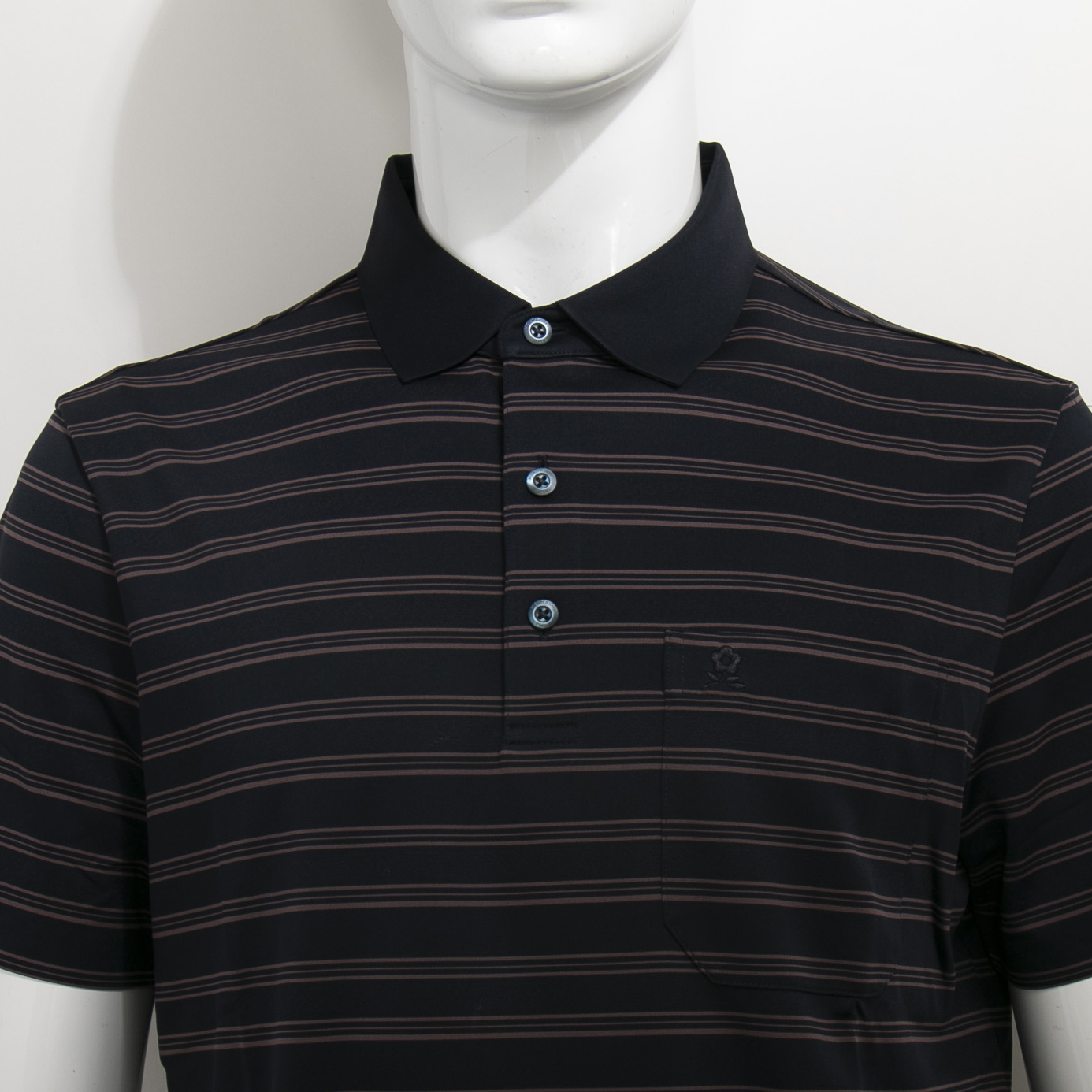 Montagut - 短袖間條翻領Polo 2621989KT21